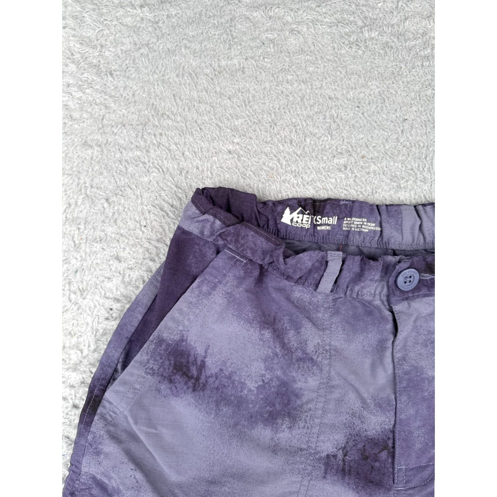 Vintage VINTAGE REI Women's Shorts Casual Hiking Camping Athletic 4" Nylon Purple Spring Summer Womens Size 32" / US 10 / IT 46 - 4 Thumbnail