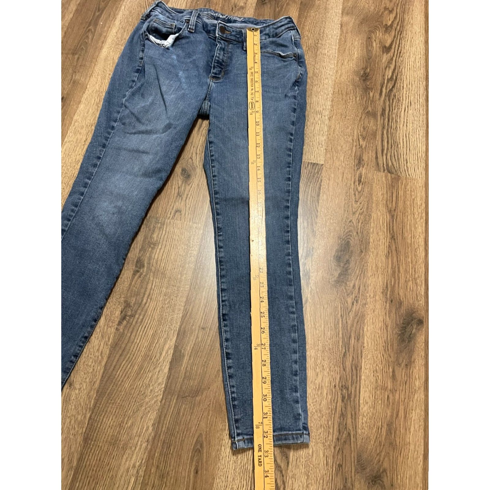 Vintage Universal Thread Jeans Women’s 8/29S Blue Denim Straight Leg Pockets, Regular Fit, Size 8, Cotton Blend, 25in Inseam, : 0 Size 30" / US 8 / IT 44 - 5 Thumbnail