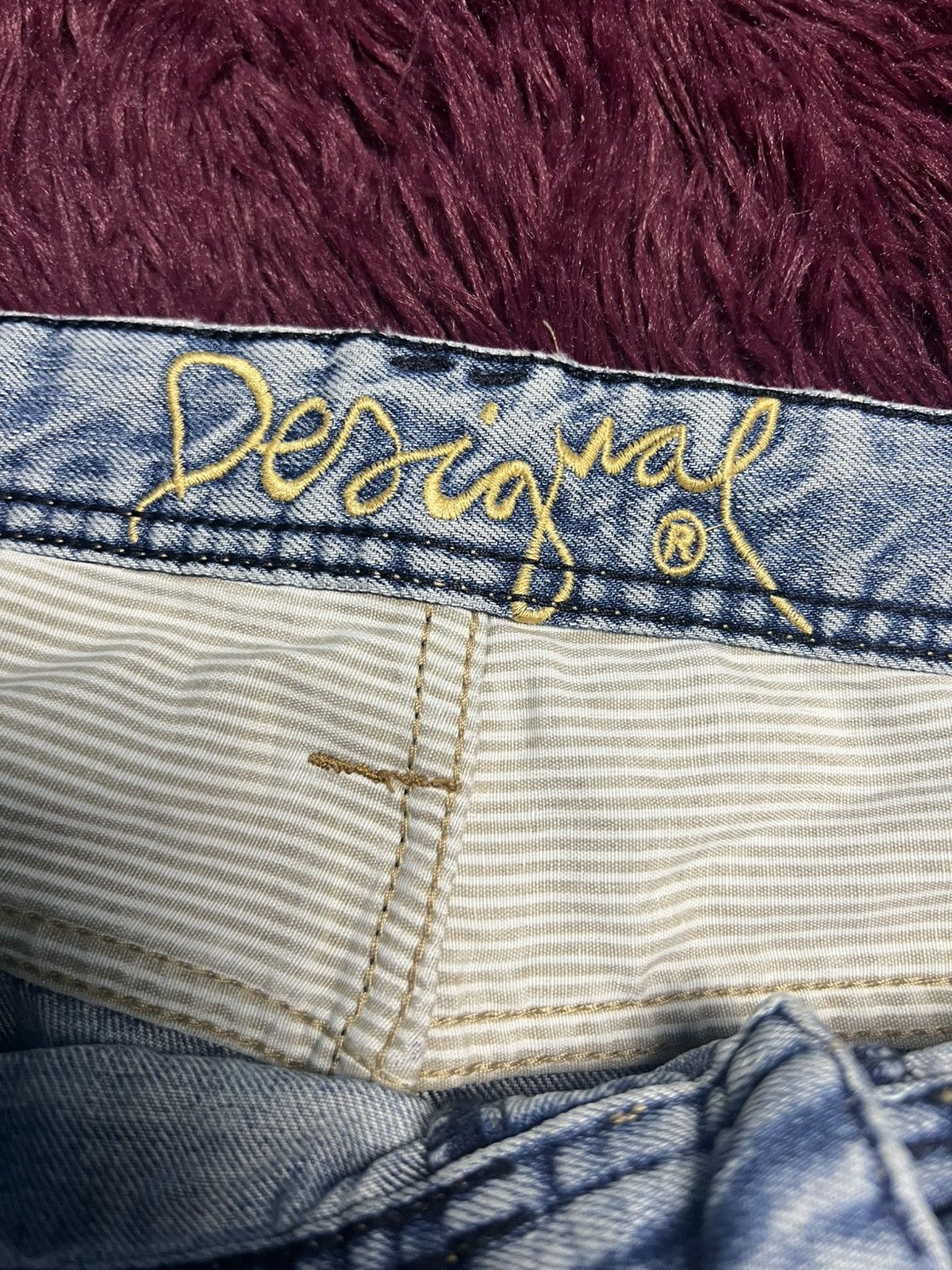 Desigual Desigual Men's Distressed Denim Jeans (47) Size US 38 / EU 54 - 11 Thumbnail