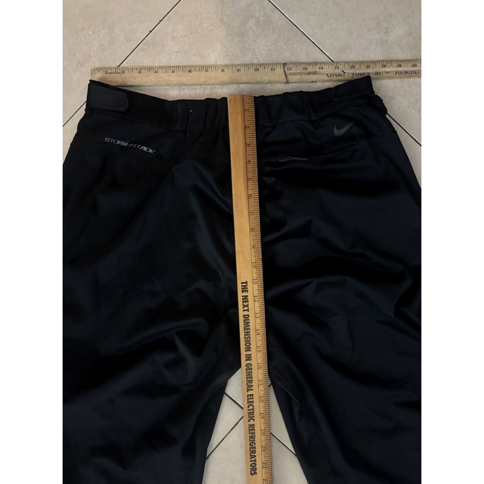 Nike Nike Storm-FIT ADV Pants Mens XL Black Waterproof Windproof Rain Pants Outdoor Activewear Size US 39 - 7 Thumbnail
