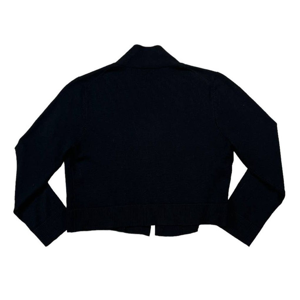 Calvin Klein Calvin Klein Black Cardigan Sweater | Size S Size S / US 4 / IT 40 - 2 Thumbnail
