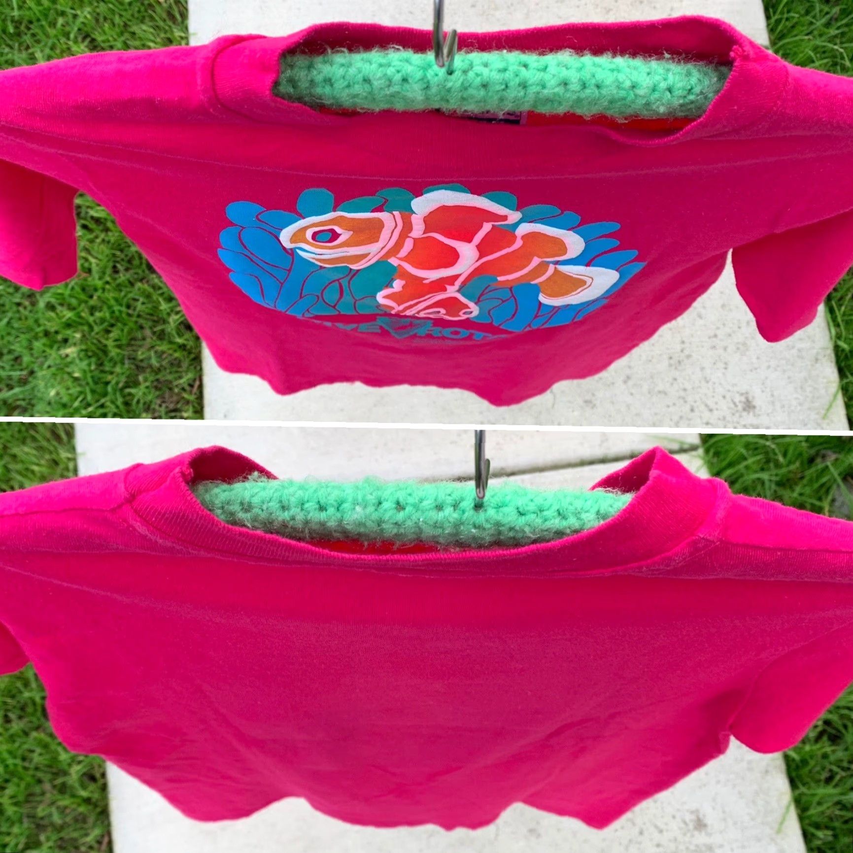 Hanes VINTAGE Hanes Beefy-T T-Shirt Short Sleeve Crew Neck Cotton Pink S Men Dive Rota Northern Mariana Islands Micronesia 80s 90s Retro Fish Size US S / EU 44-46 / 1 - 4 Thumbnail
