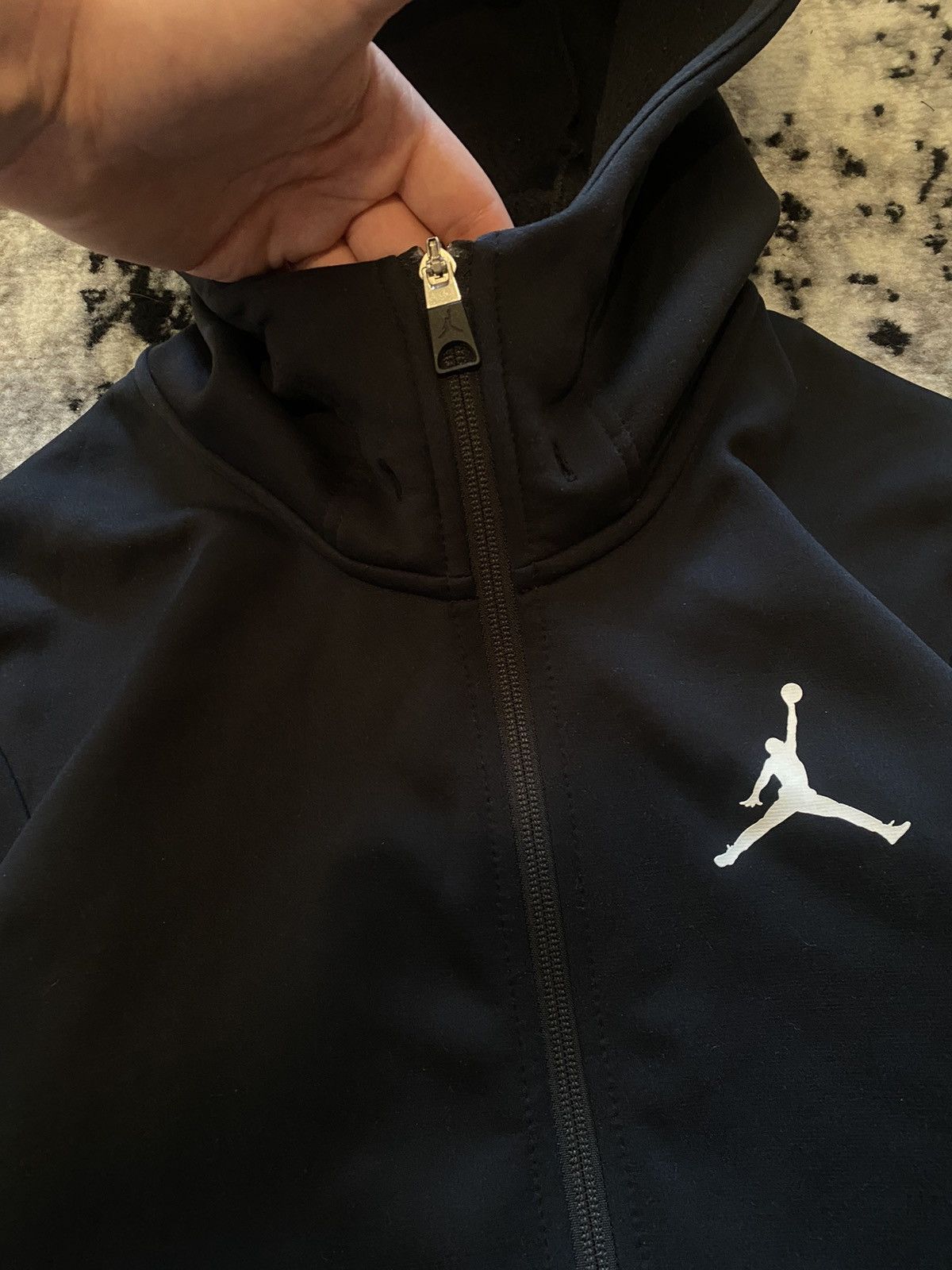 Jordan Brand × Vintage Vintage Basic Jordan Zip-Hoodie Boxy Fit Streetwear Y2k Size US S / EU 44-46 / 1 - 7 Thumbnail