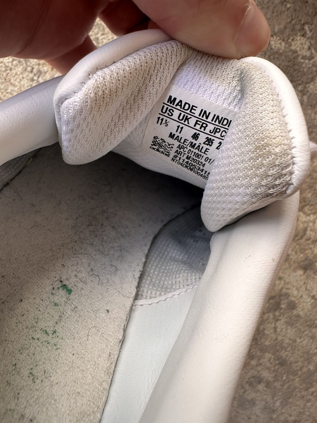 Vintage Adidas ‘STAN SMITH’ Collab Green and White Sneakers Size US 11.5 / EU 44-45 - 8 Thumbnail