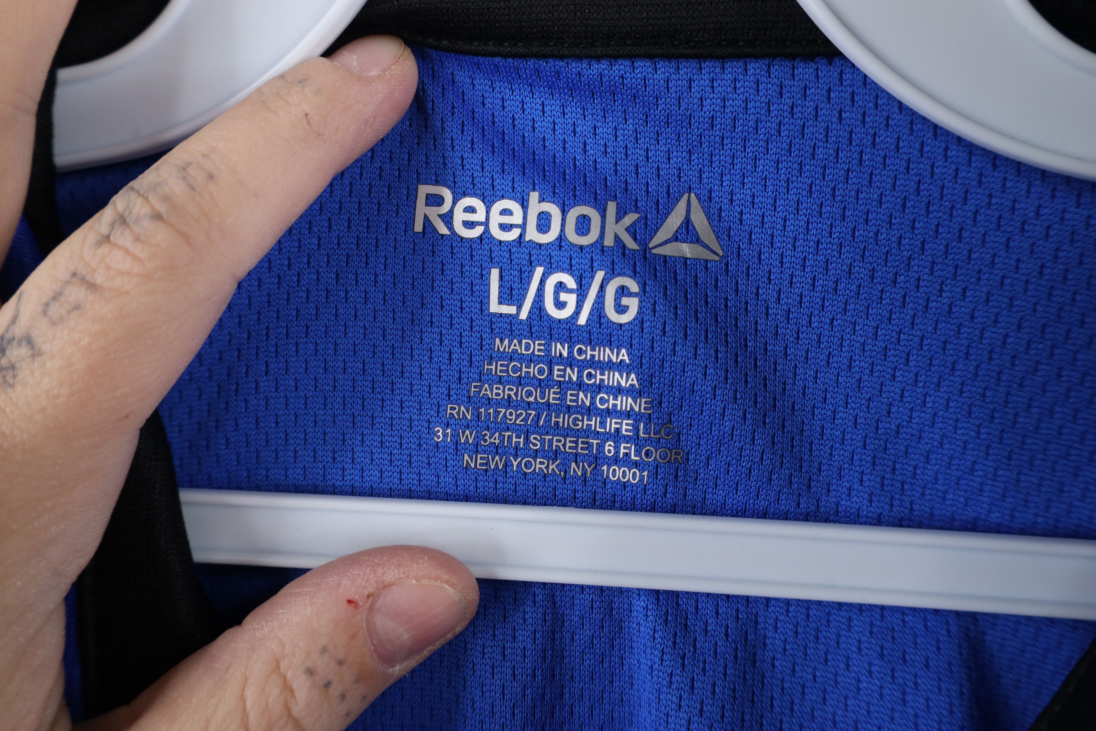 Reebok × Vintage New Reebok Crossfit Camouflage Short Sleeve Polo Shirt Blue Size US L / EU 52-54 / 3 - 9 Thumbnail