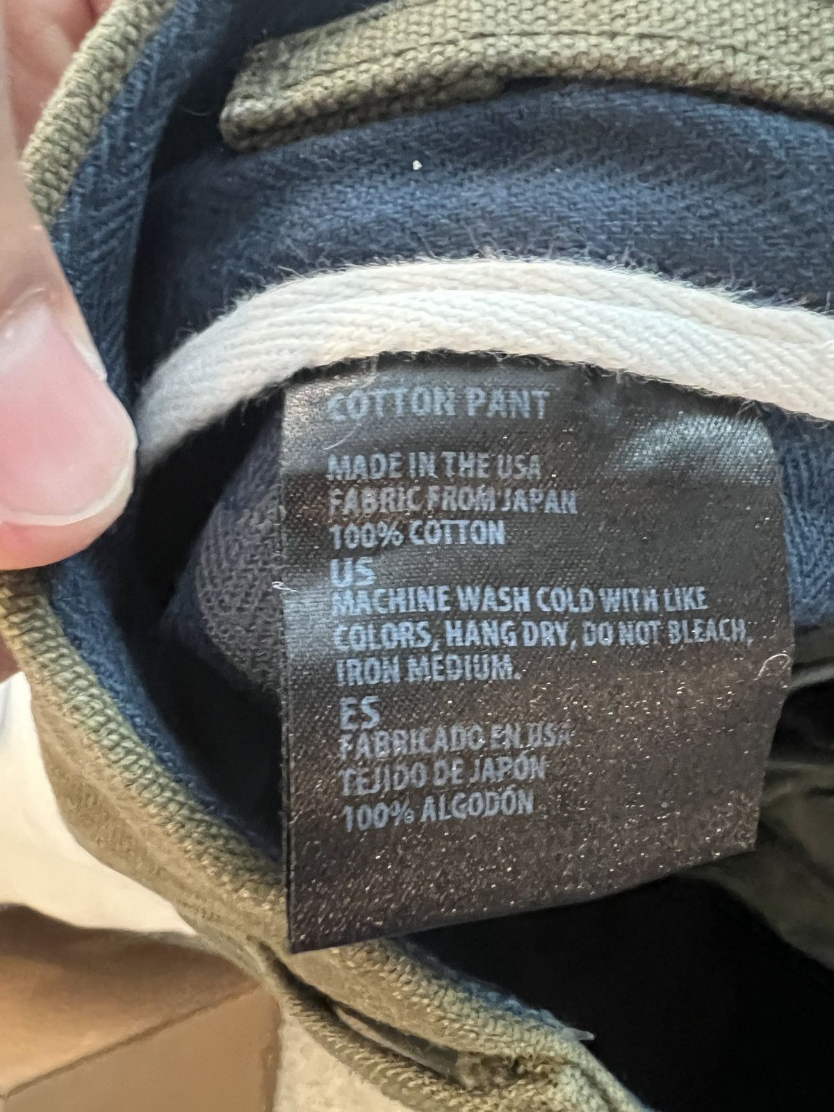 Freenote Cloth Workers Chino 14 Ounce Slub Army Green Size US 32 / EU 48 - 6 Thumbnail