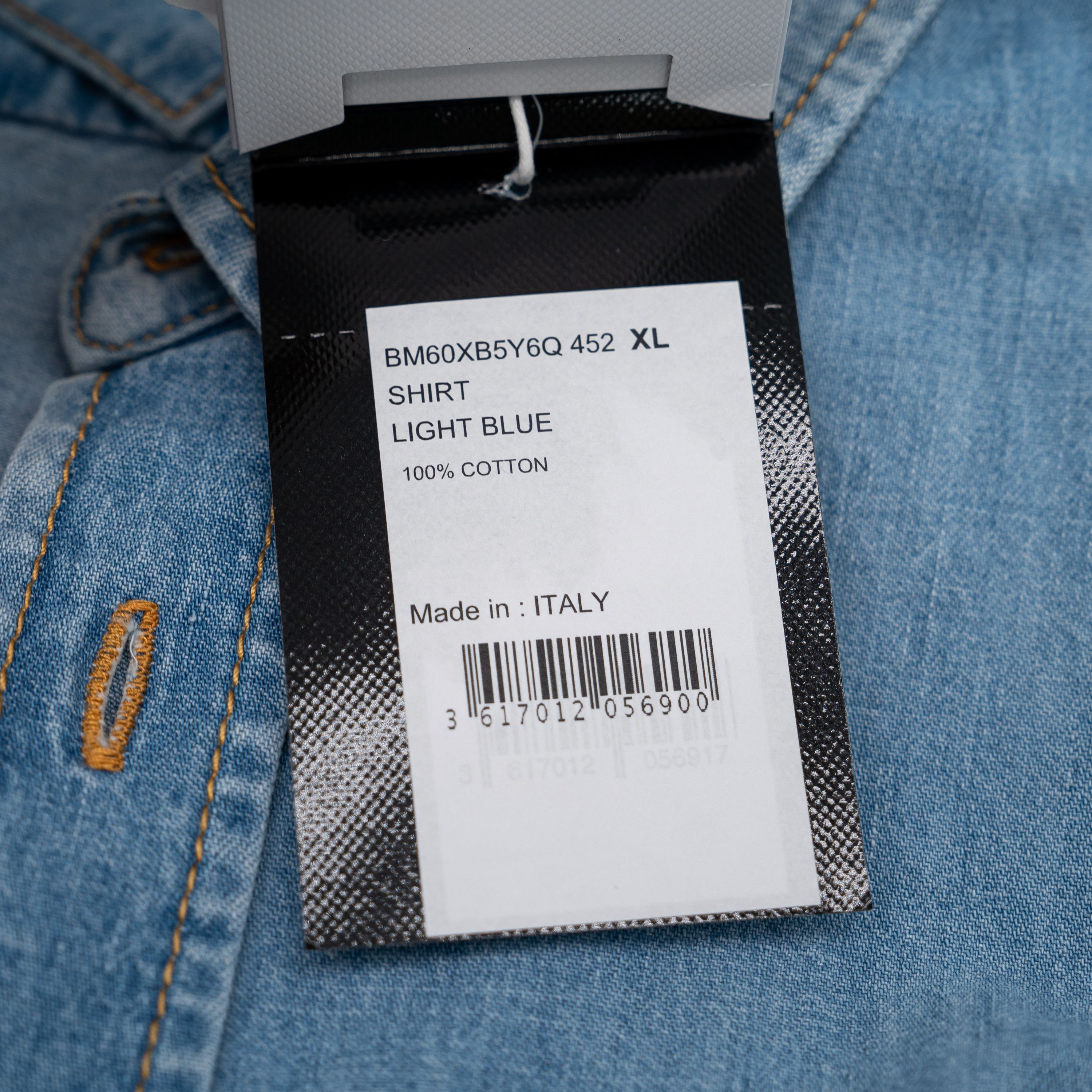 Givenchy XL Givenchy Blue Denim Shirt Button Size US XL / EU 56 / 4 - 5 Thumbnail