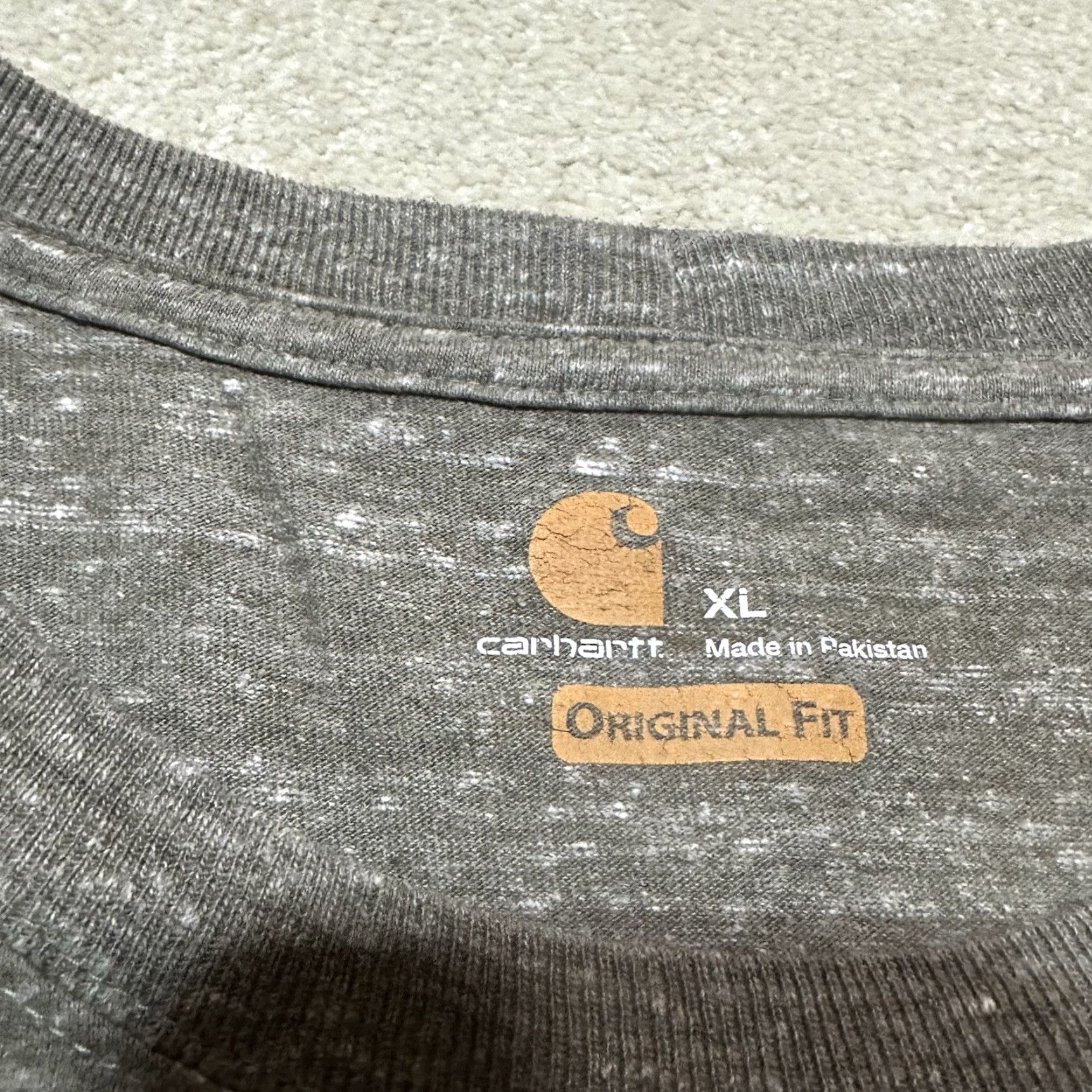 Carhartt Carhartt T Shirt Mens XL Brown Original Fit Size US XL / EU 56 / 4 - 5 Thumbnail