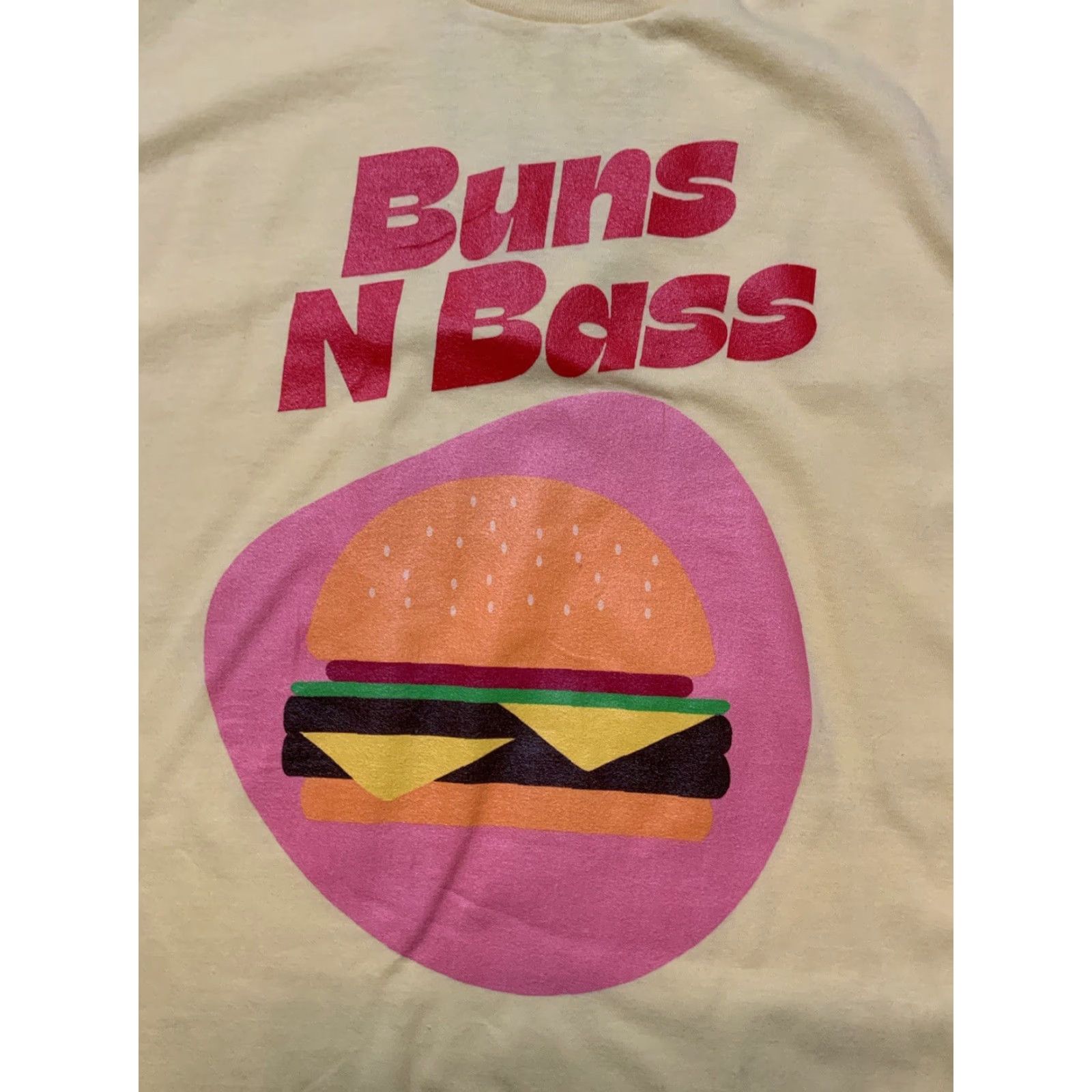 Vintage VINTAGE Buns N Bass Baka Boyz X Cheat Day Los Angeles Beats4Hope T-Shirt M Yellow Mens Graphic Shirt Size US M / EU 48-50 / 2 - 5 Thumbnail