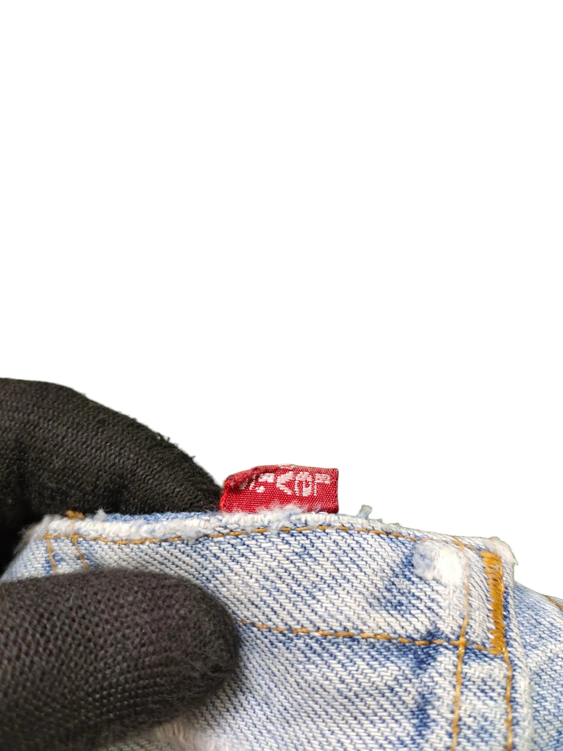 Levi's Vintage 90s Levis 501 Painted Distress Crash Denim Jeans Size US 31 - 5 Thumbnail