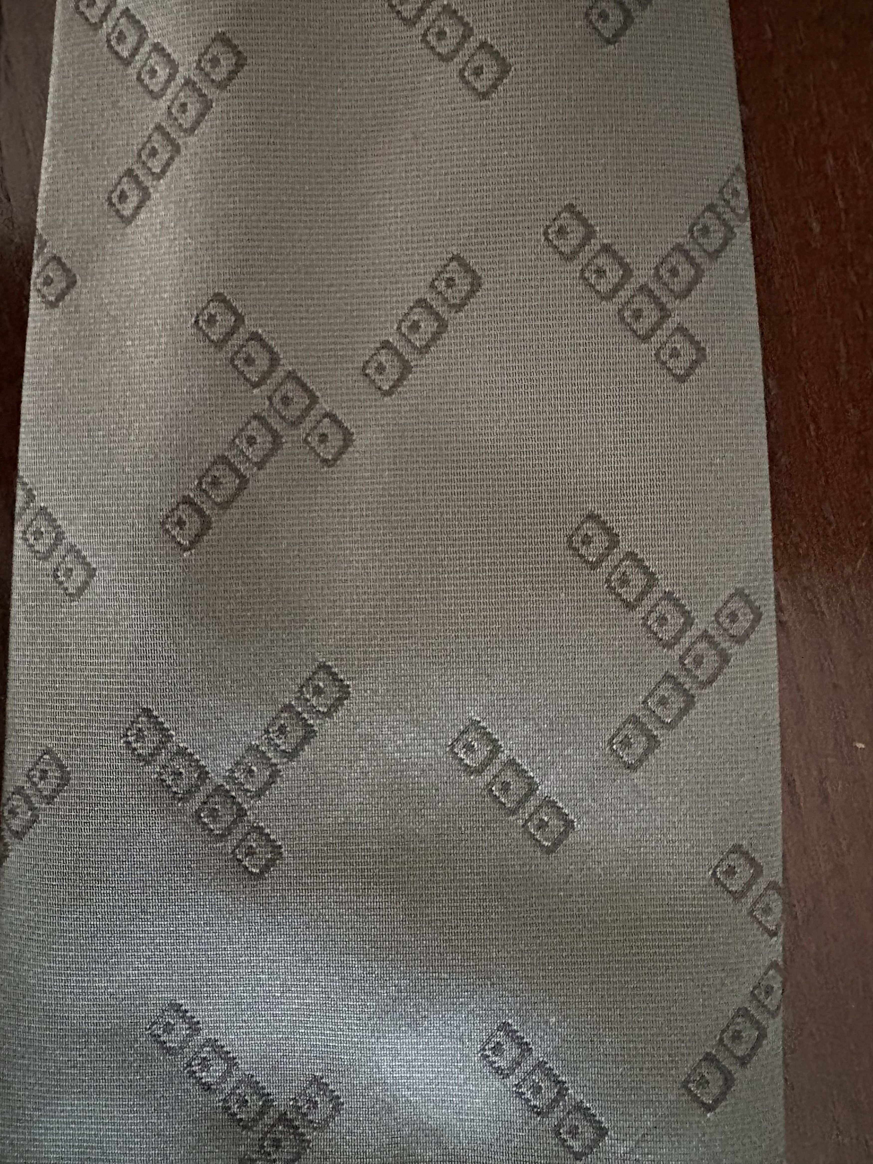 Giorgio Armani Giogio Armani Cravatte Geometric Tie Made in Italy 100% Silk Size ONE SIZE - 3 Thumbnail