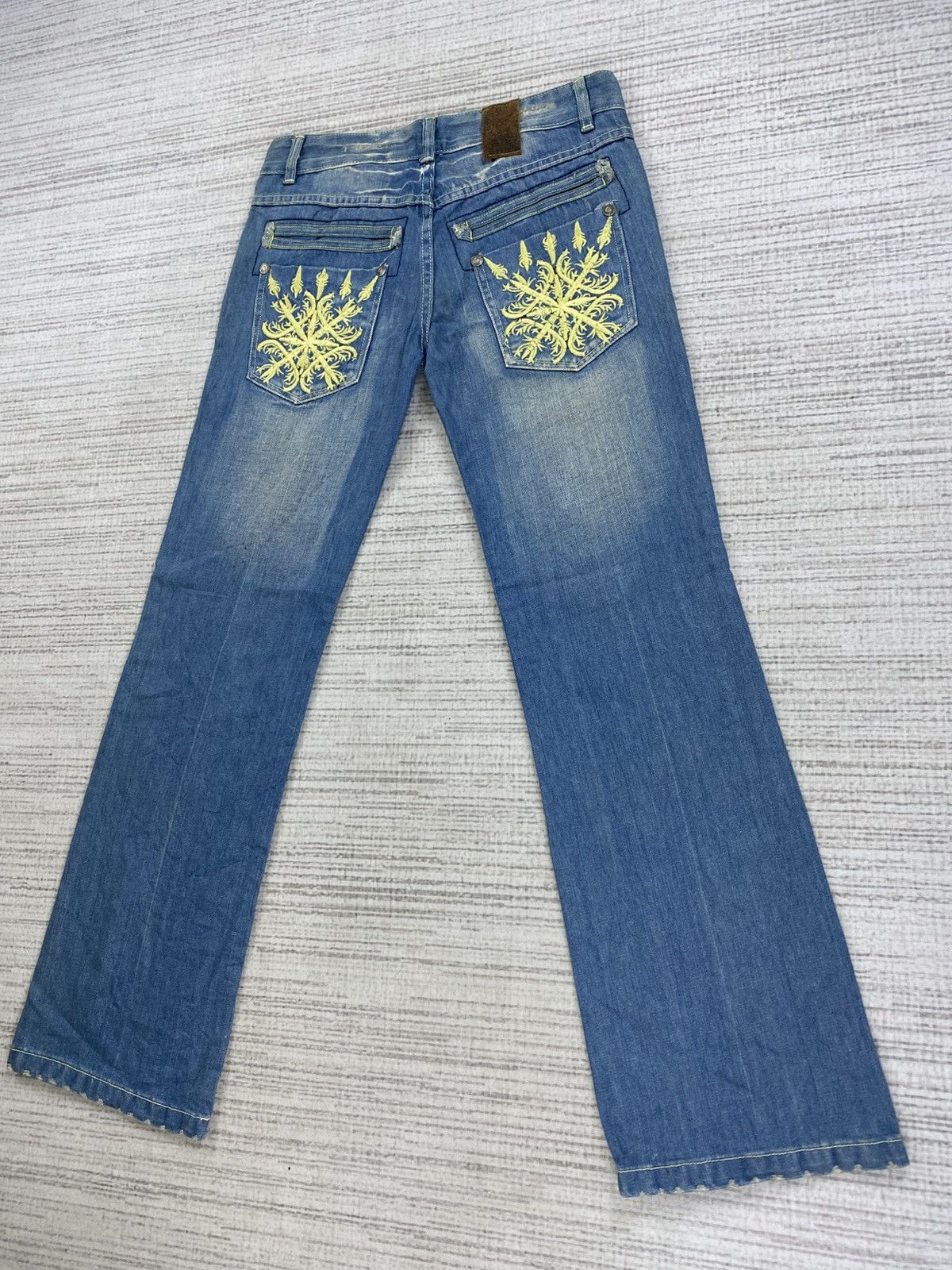 If Six Was Nine Vintage Red Pepper 70s Style Rolling Stone Custom Flare Pant Size US 30 / EU 46 - 7 Thumbnail
