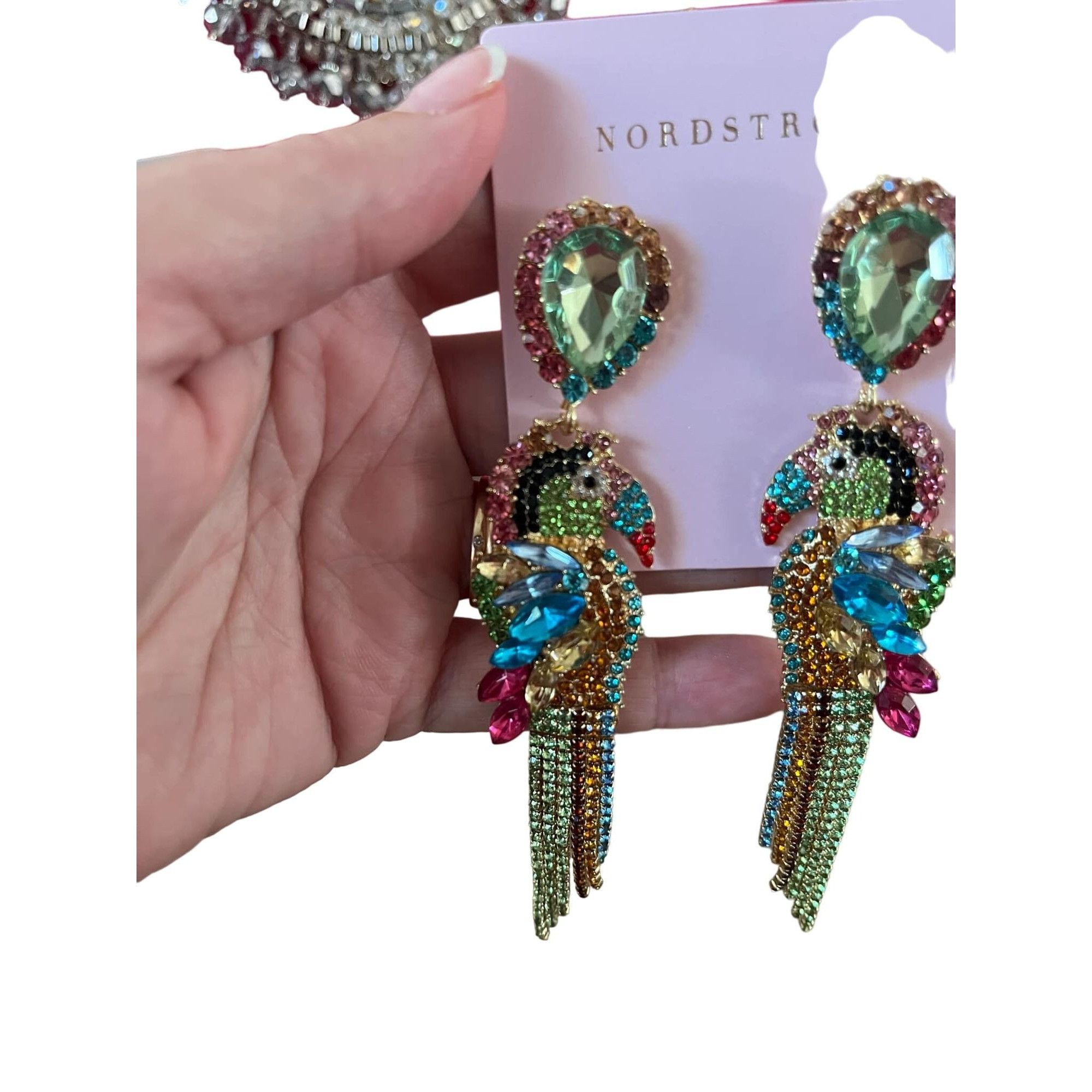 Bloomingdale's Bloomingdale’s Rhinestone Crystals PARROT Bird Chandelier Da Size ONE SIZE - 1 Thumbnail