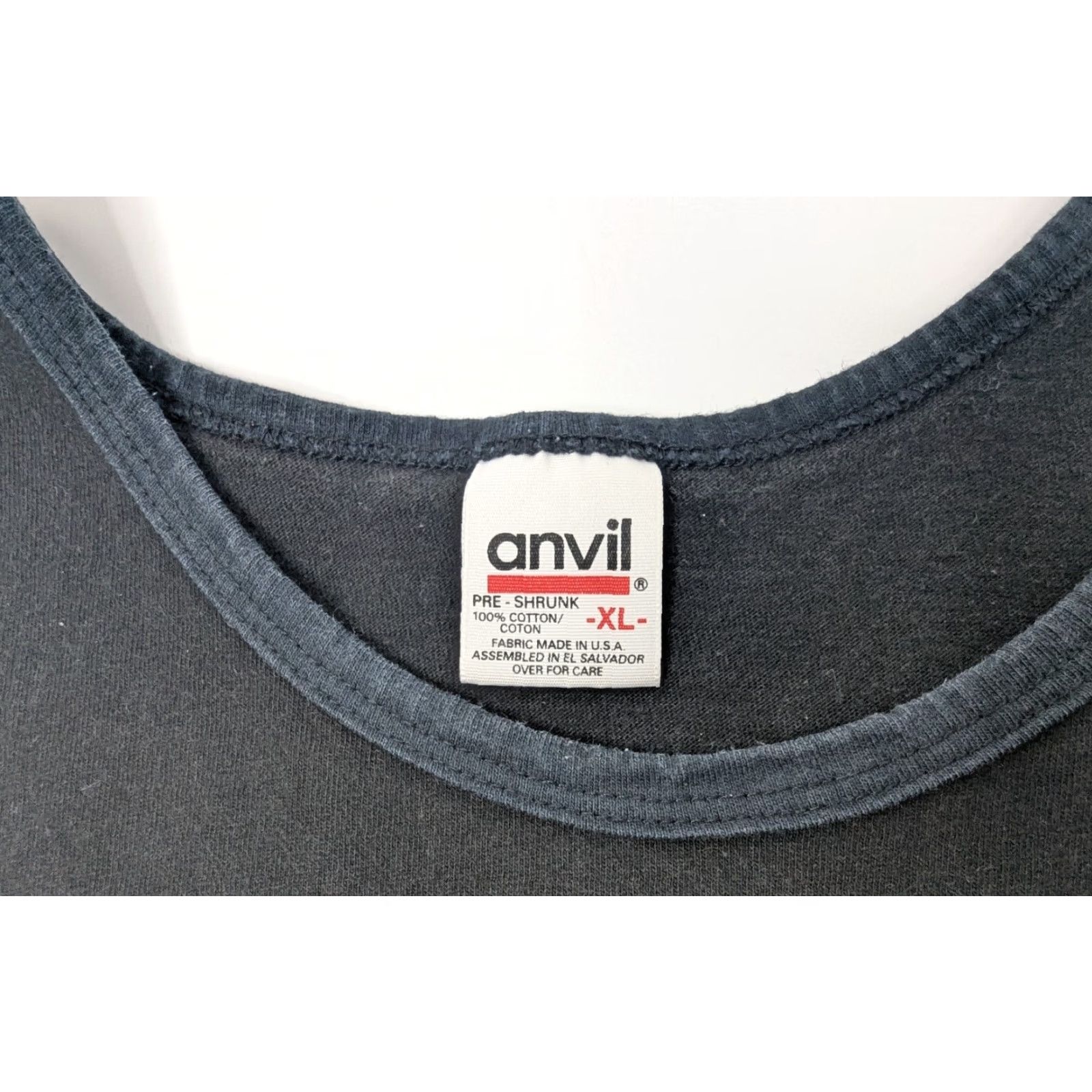 Anvil VINTAGE Blues Livin Large Tank Top Shirt 90s XL MUSIC Anvil Tag 1997 2000 LBS OF Size US XL / EU 56 / 4 - 7 Thumbnail
