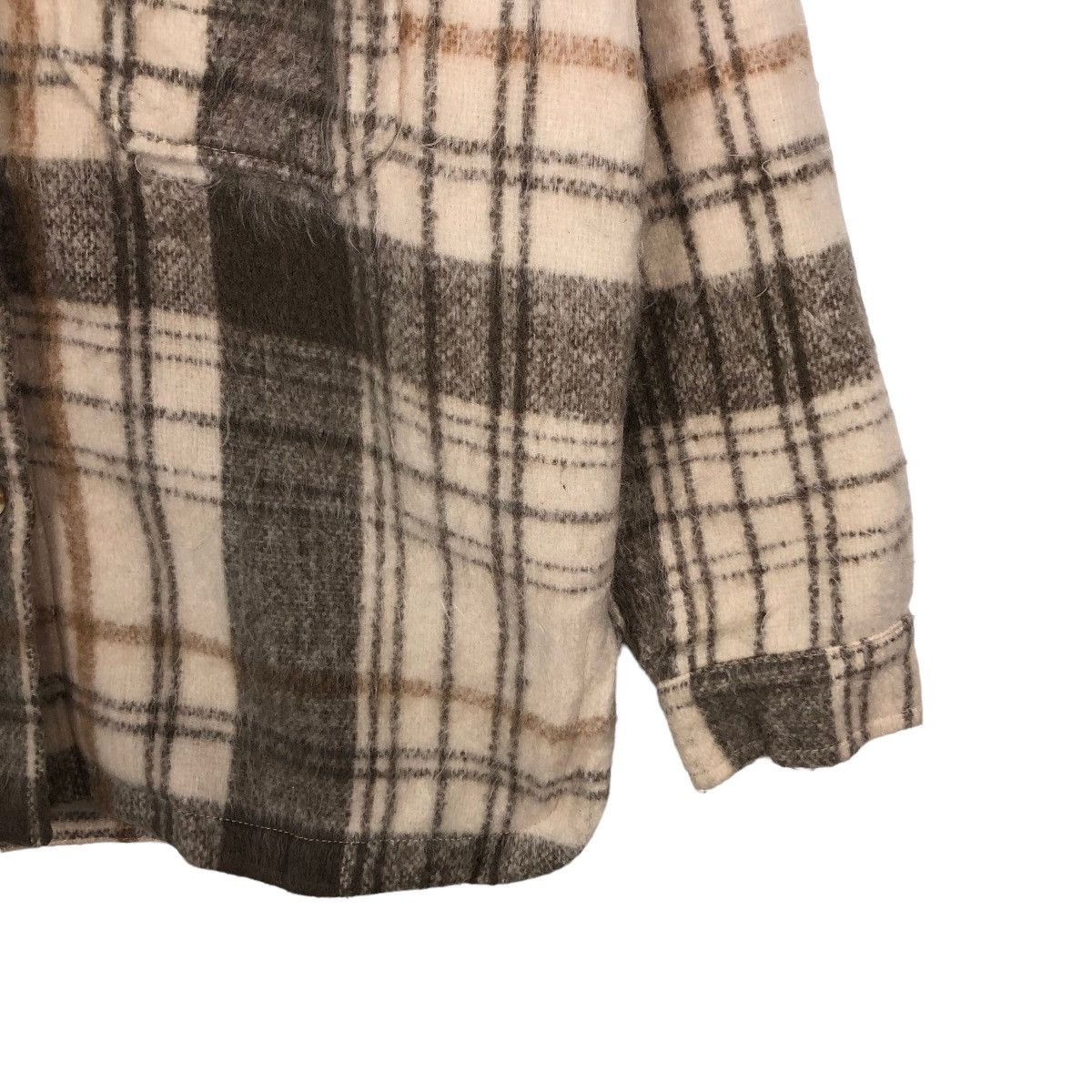 Flannel VINTAGE WOOL FLANNEL JACKET TARTAN DESIGN ZARA Size US M / EU 48-50 / 2 - 4 Thumbnail