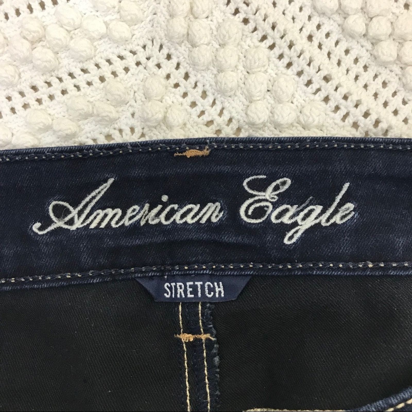 American Eagle Outfitters AEO American Eagle Blue Stretch Jegging Jeans Size 26" / US 2 / IT 38 - 6 Thumbnail