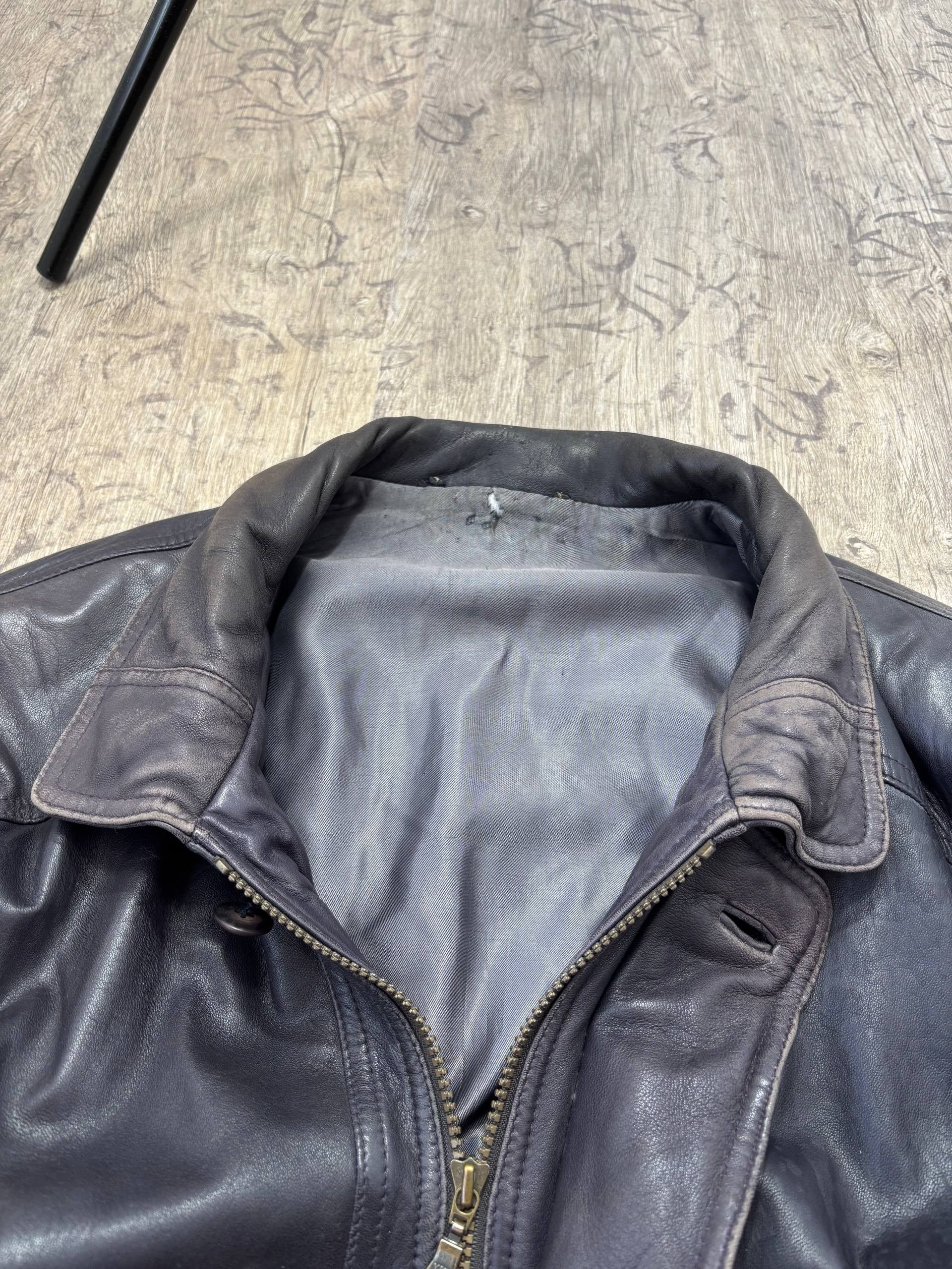 Hysteric Glamour VTG Baleniaga Kapital Style Leather Heavy Leather Jacket Size US XL / EU 56 / 4 - 13 Thumbnail