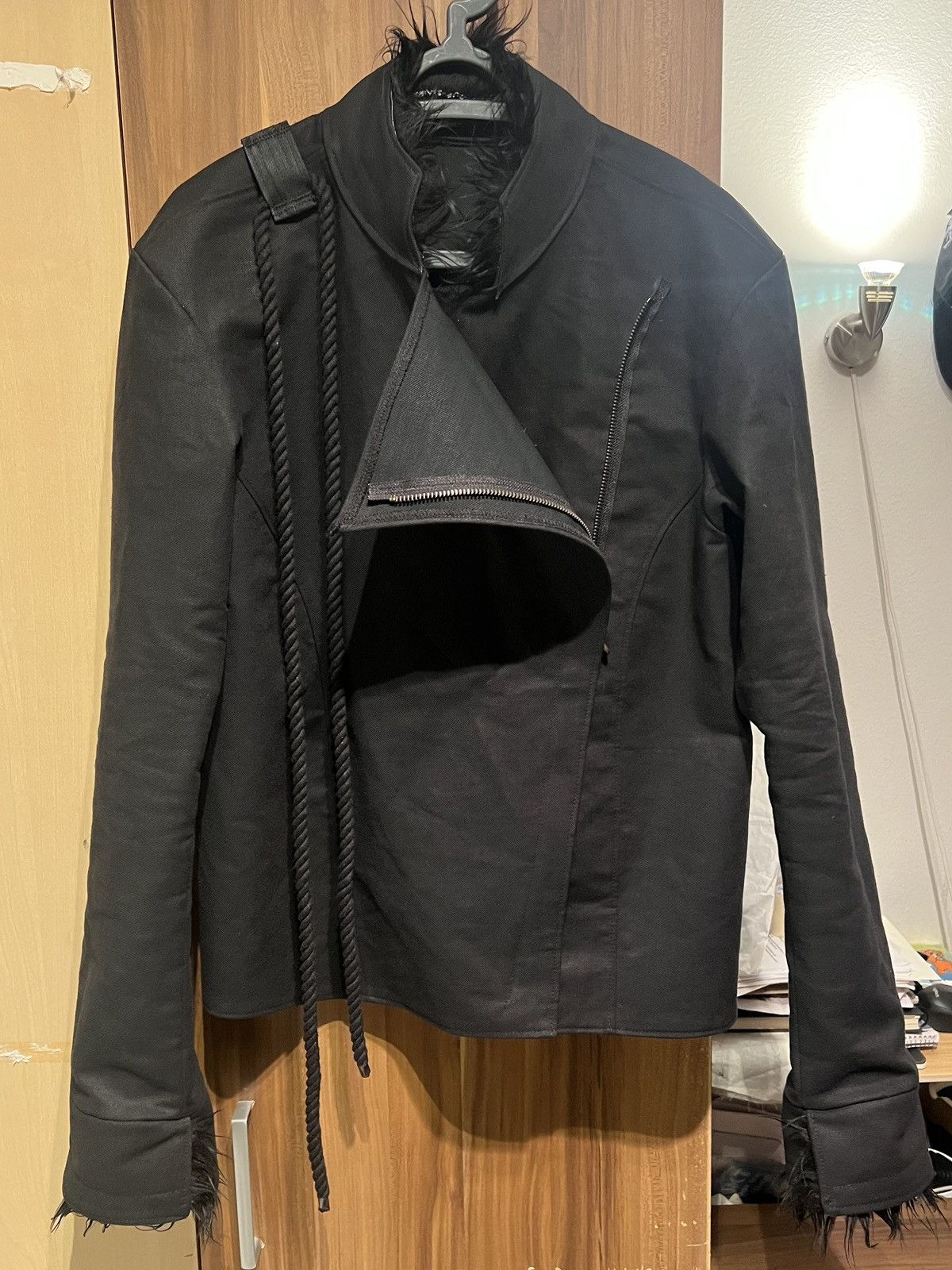 Other Black denim jacket with fur lining Size US S / EU 44-46 / 1 - 10 Thumbnail