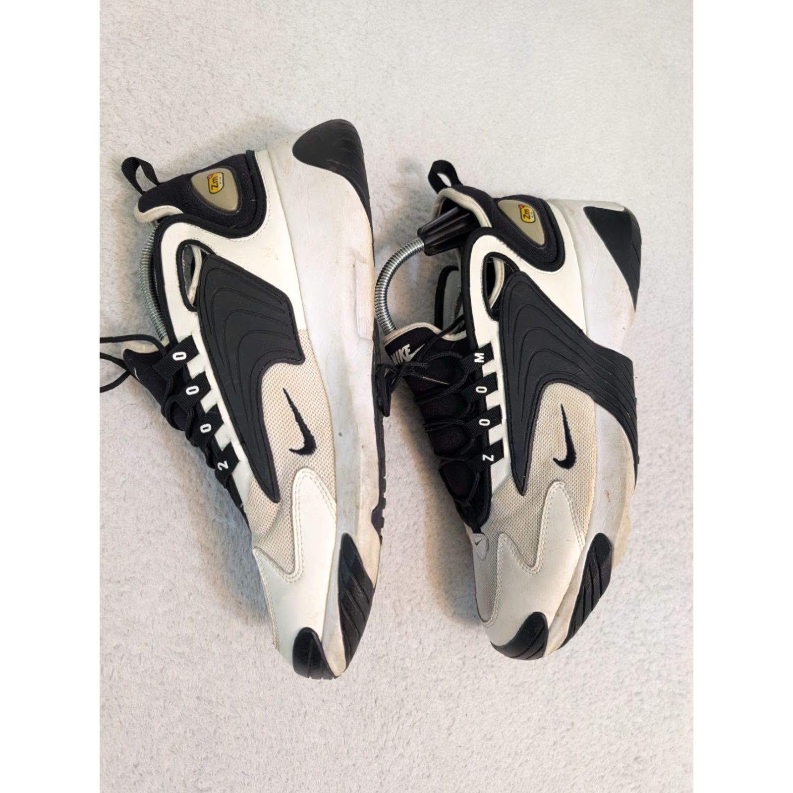 Nike NIKE Men's 11.5 Zoom 2000 Sneakers White/Black A00269-101 Shoes Mens 11.5 White Black Japan Vintage? Size US 12 / EU 45 - 4 Thumbnail