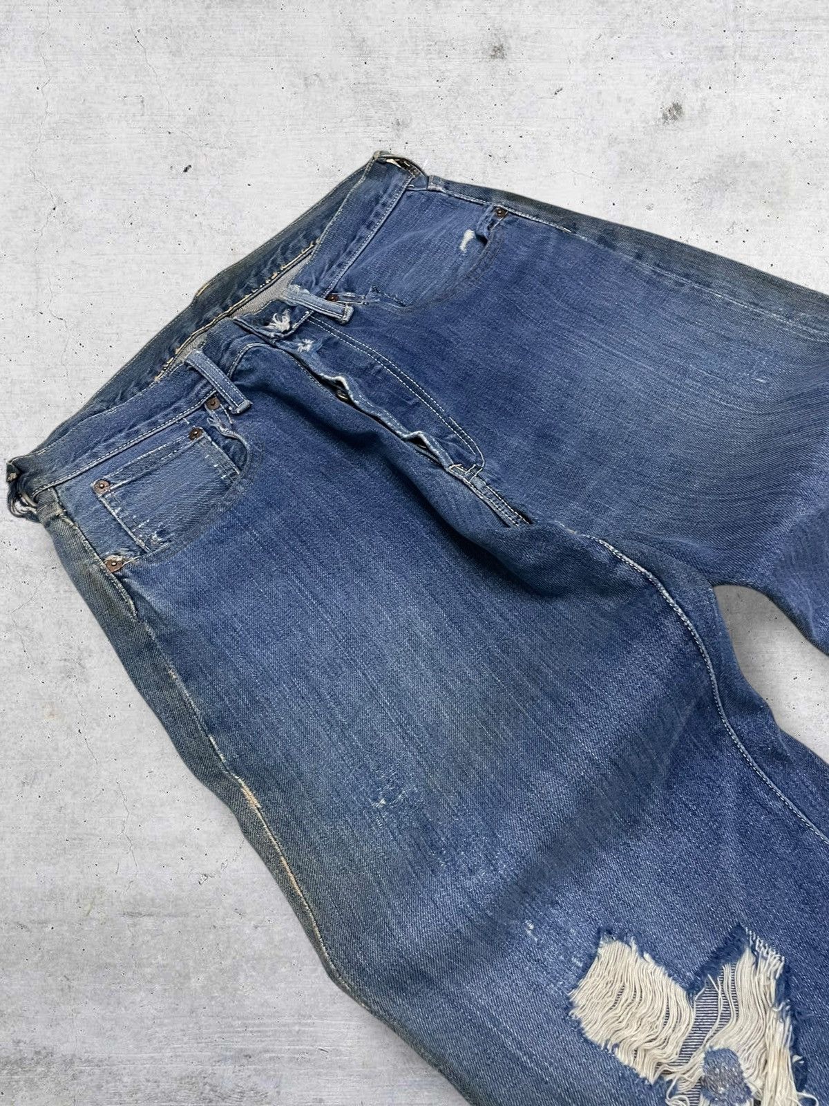 Nepenthes VINTAGE HOGGS BY NEPHENTES OG JAPAN DESIGNER SELVEDGE DENIM Size US 29 - 9 Thumbnail