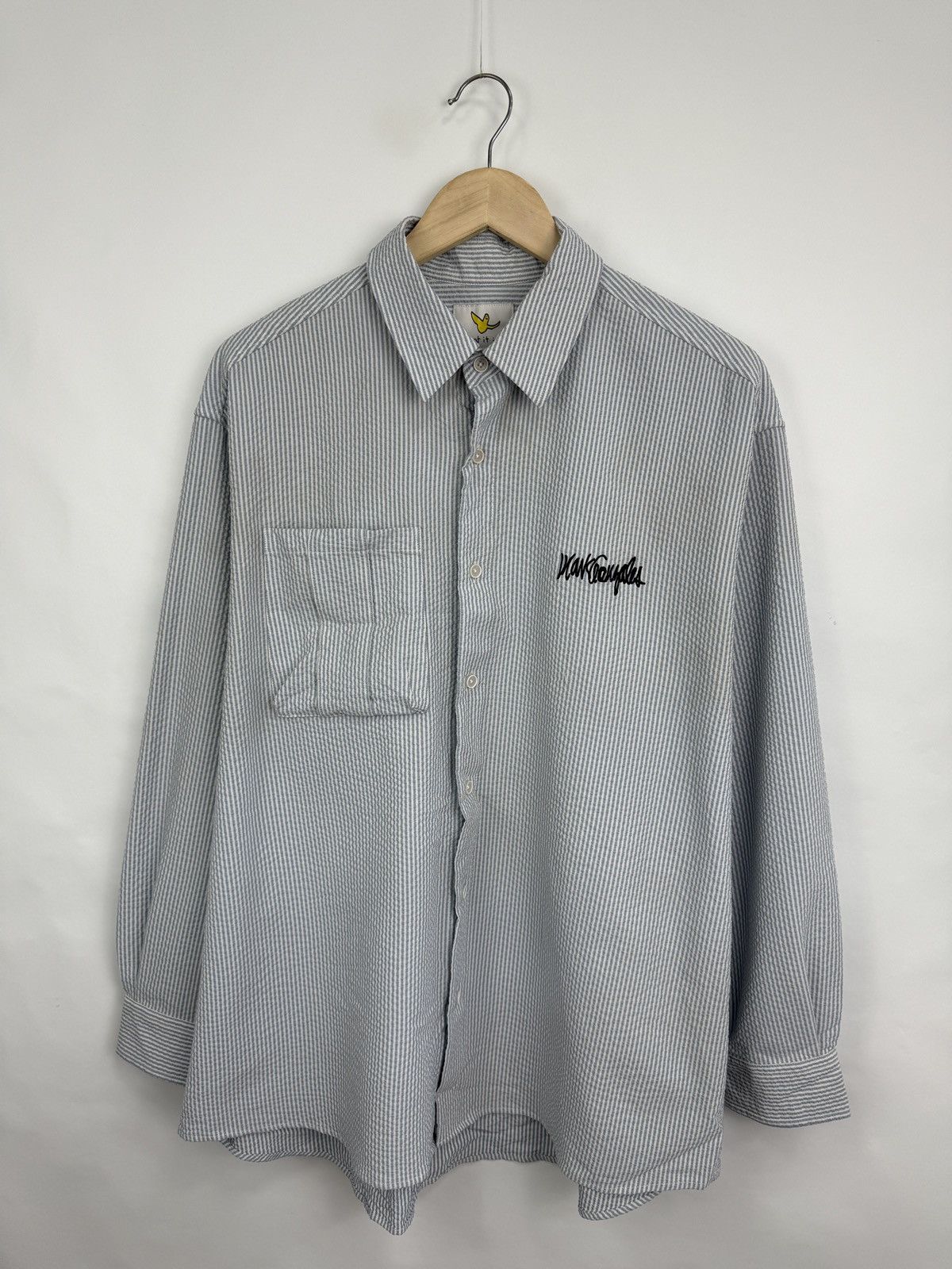 Designer Mark Gonzales What it Isn’t Button Up Shirt Rare Retro Y2K Size US L / EU 52-54 / 3 - 3 Thumbnail