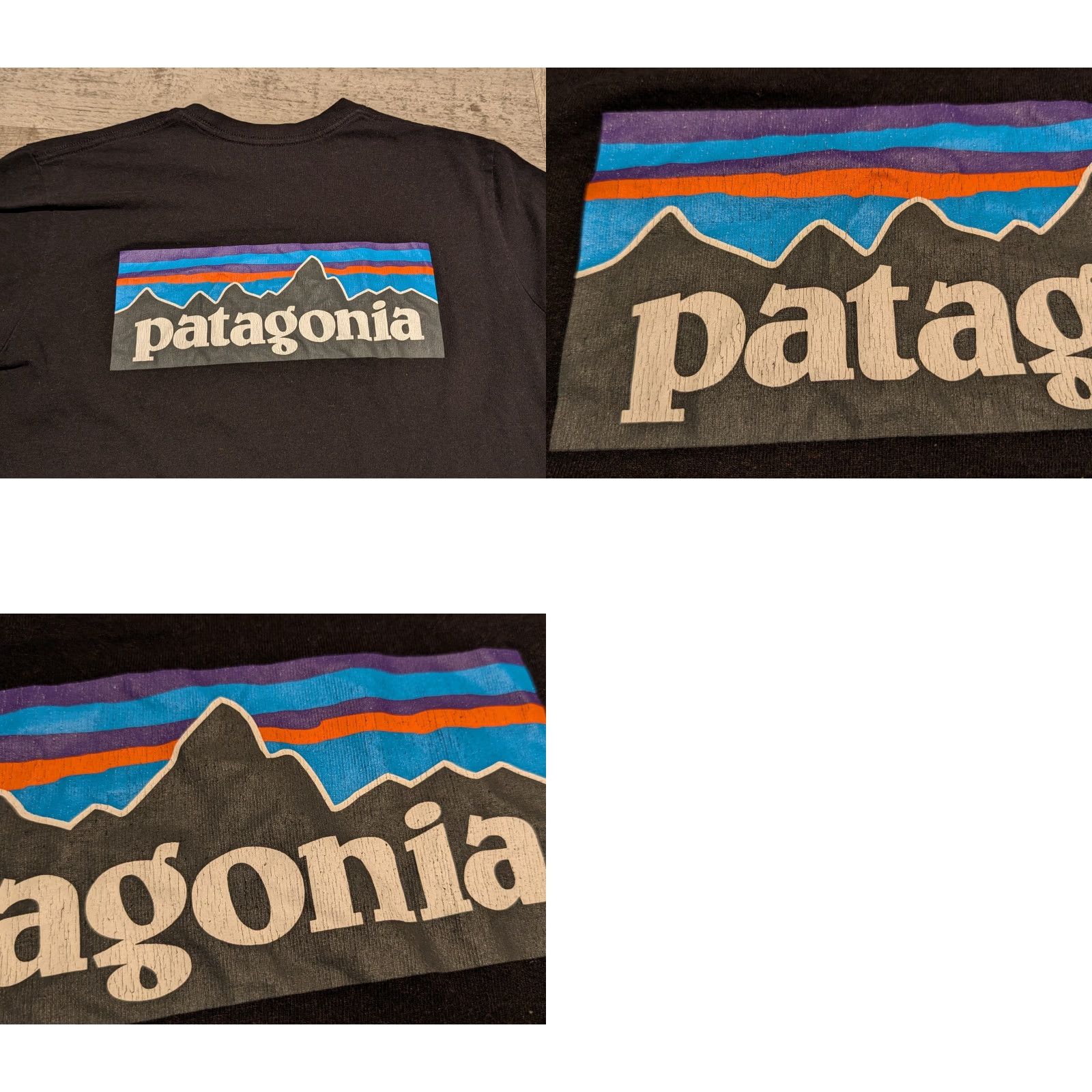Patagonia Patagonia Shirt Mens M Black Long Sleeve P-6 Logo Graphic Responsibili-Tee Size US M / EU 48-50 / 2 - 10 Thumbnail