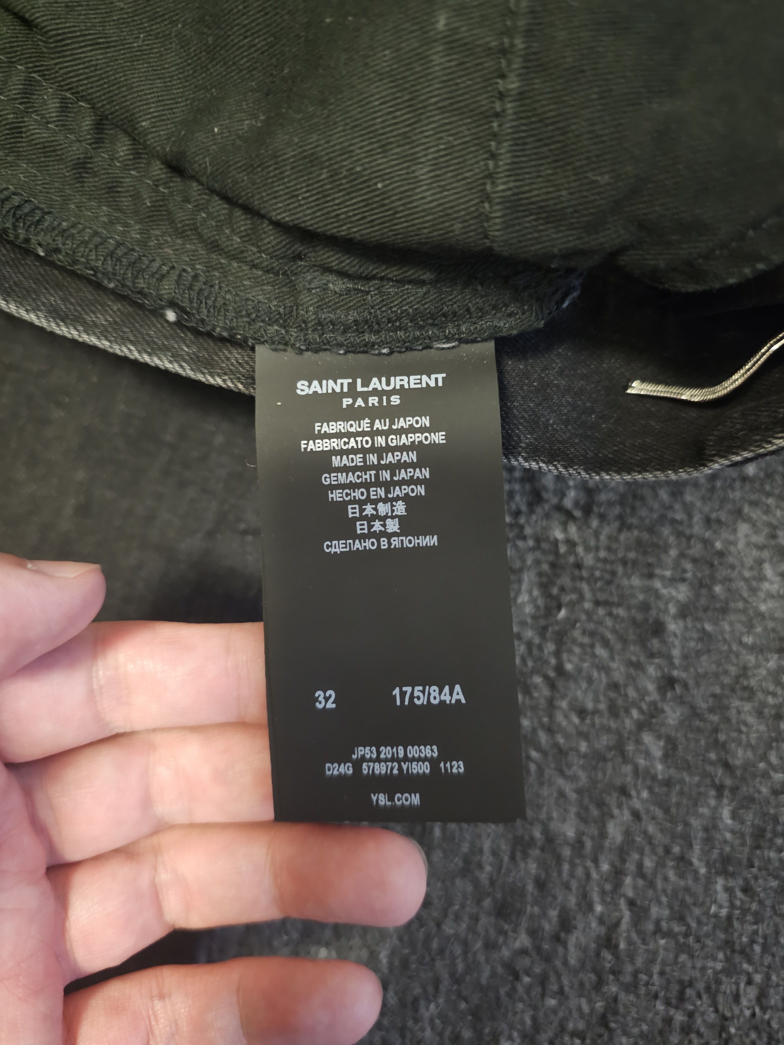 Saint Laurent Paris Saint Laurent Men's D02 Jeans Size 32 Size US 32 / EU 48 - 6 Thumbnail
