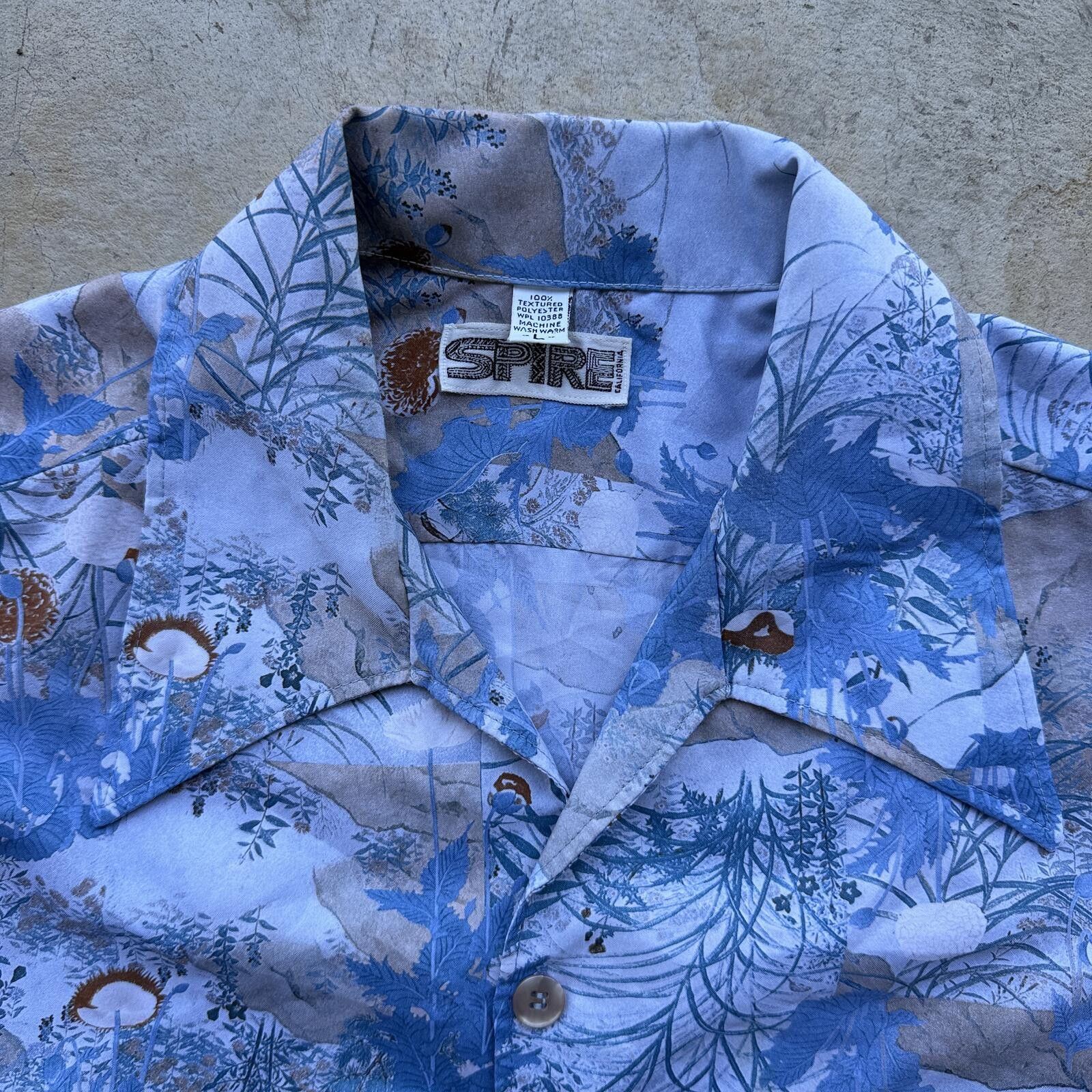 Other 70s Spire California Dagger Collar disco Button Up Shirt Size US L / EU 52-54 / 3 - 3 Thumbnail