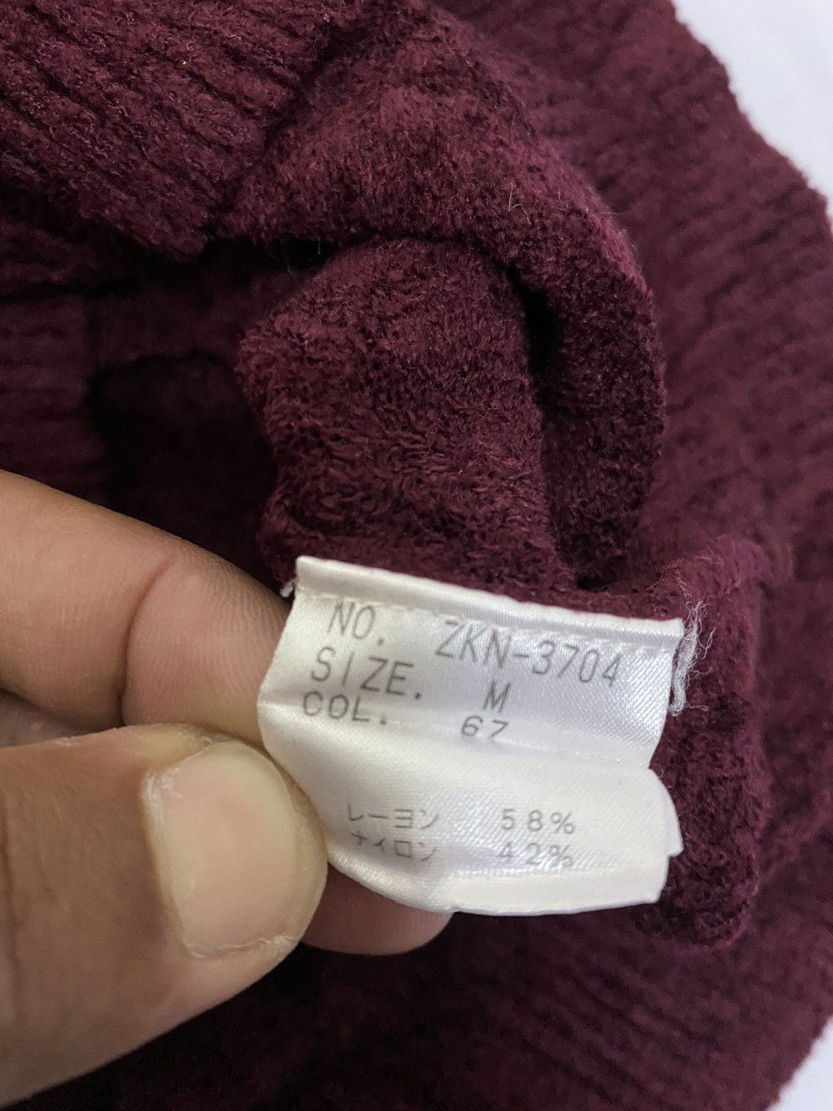 Aran Isles Knitwear × Japanese Brand × Tornado Mart Tornado Mart Turtle Neck Knit Sweater (C3) Size US S / EU 44-46 / 1 - 6 Thumbnail