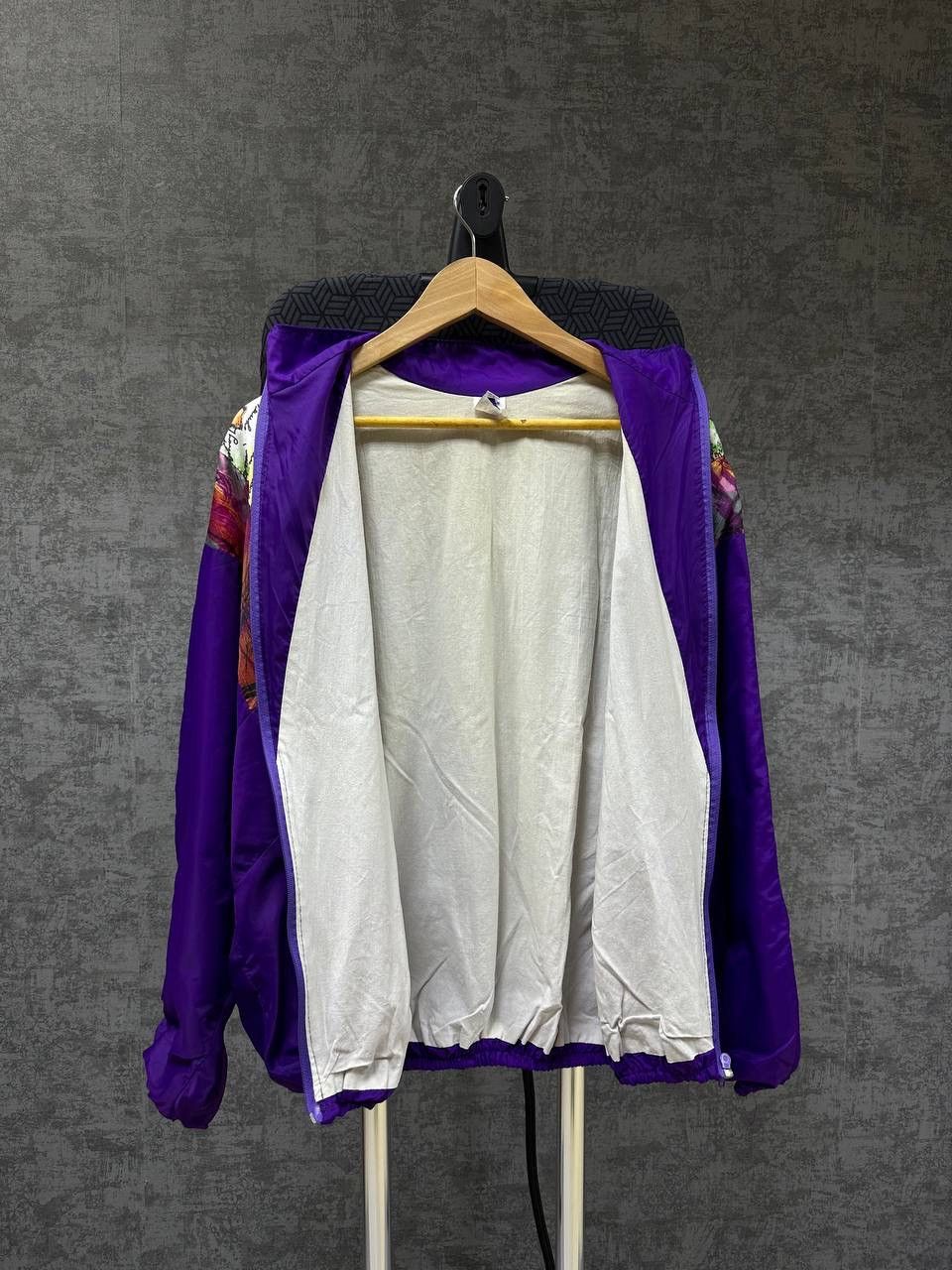 Adidas × Vintage Vintage Adidas Nylon Violet W.Germany Jacket Size US M / EU 48-50 / 2 - 11 Thumbnail