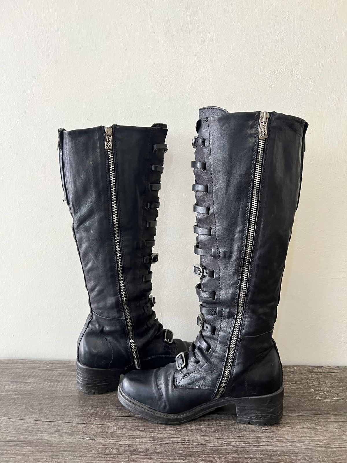 Other RARE MULTI BUCKLE KNEE _HIGH BOOTS Size US 8 / IT 38 - 5 Thumbnail
