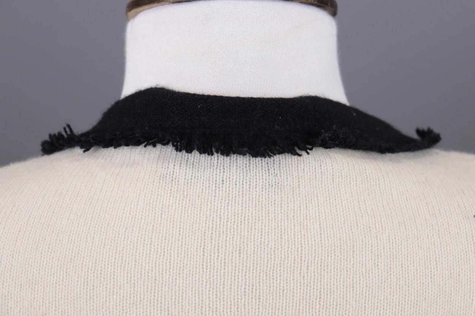 Designer Princess Goes Hollywood Beige Wool Cashmere Sweater Size 38 Size M / US 6-8 / IT 42-44 - 10 Thumbnail