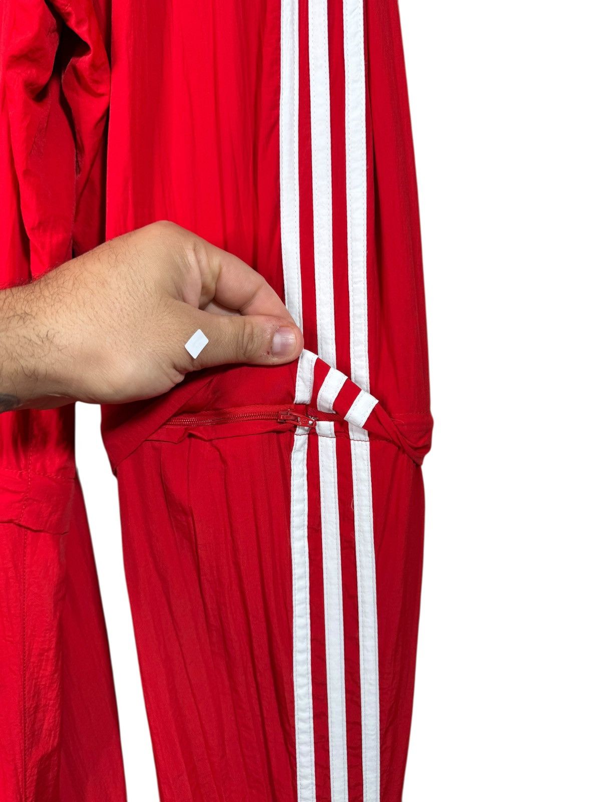 Adidas × Balenciaga Balenciaga x Adidas Red Track Pants with Heeled Boots Size 25" / US 0 / IT 36 - 11 Thumbnail