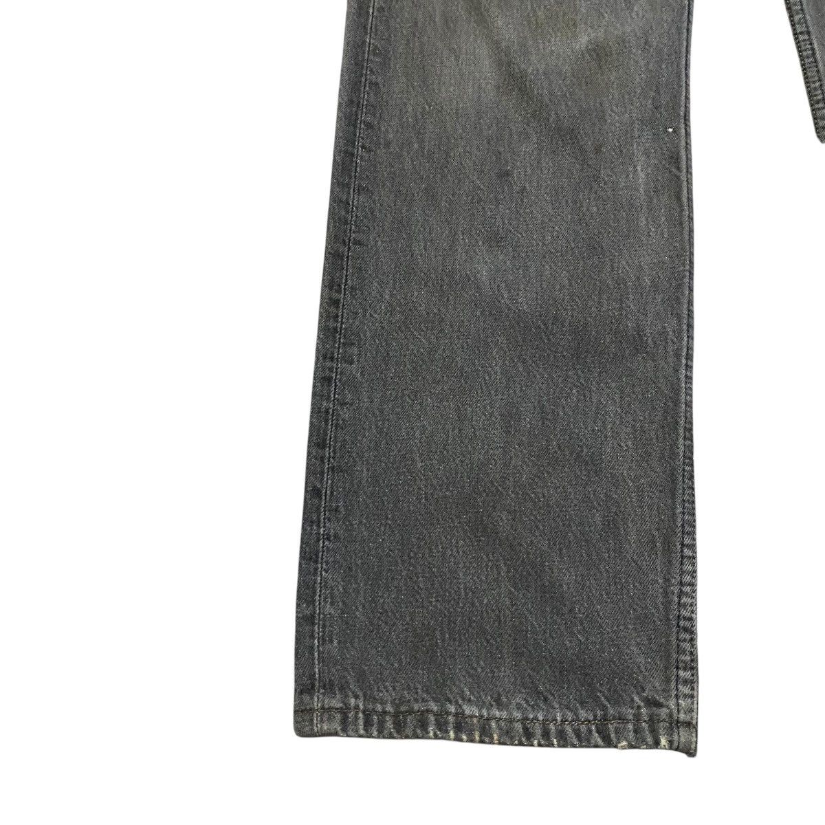 Vintage 90s Levis 501 Charcoal Jeans Distressed