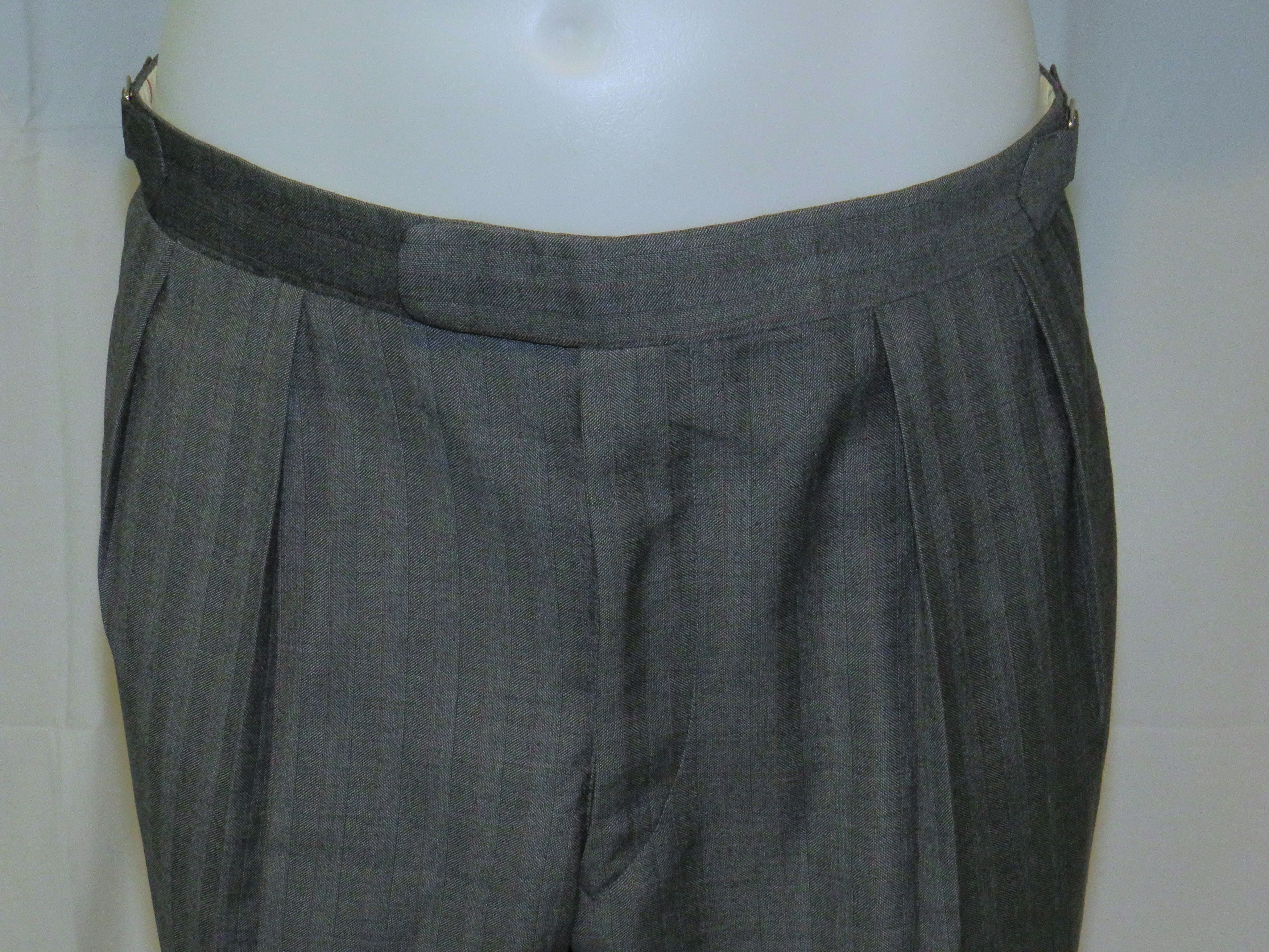 Other Sam Leung New York Gray Stripe Three Roll Two Suit 38S Size 38S - 15 Thumbnail