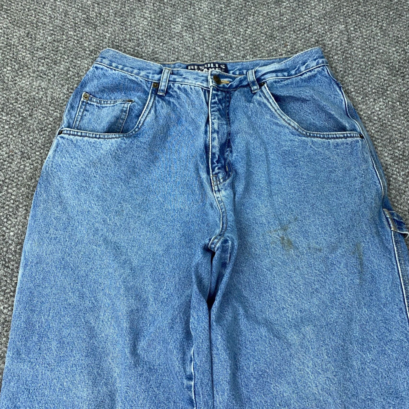 Gap VINTAGE Gap Jeans Mens 31x29 Baggy Loose Skate Grunge 90s Blue Denim Size US 33 - 2 Thumbnail
