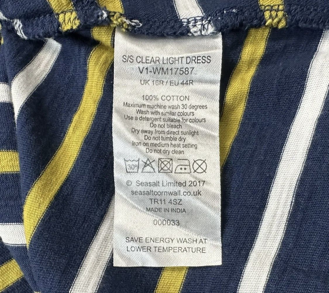 Other Seasalt Ladies Dress Striped Size EUR 44 Size XL / US 12-14 / IT 48-50 - 4 Thumbnail