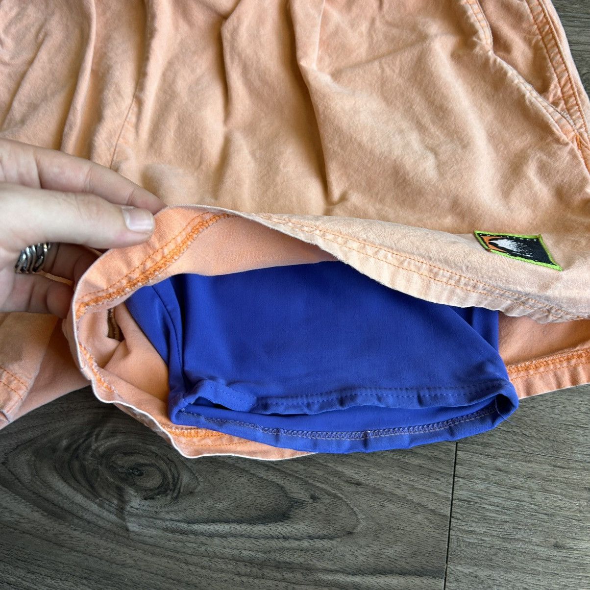 Nike 90s Vintage Nike Andre Agassi Challenge Court Orange Shorts Size US 38 / EU 54 - 3 Thumbnail
