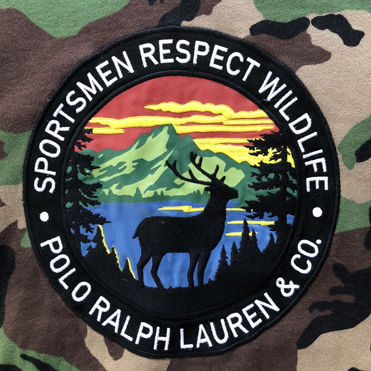 Polo ralph lauren camouflage sweatshirt