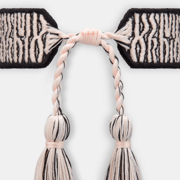 Dior o1w1db10126 B2634W Size :OS/Bracelet Set in Pale Pink/Black Size ONE SIZE - 5 Thumbnail