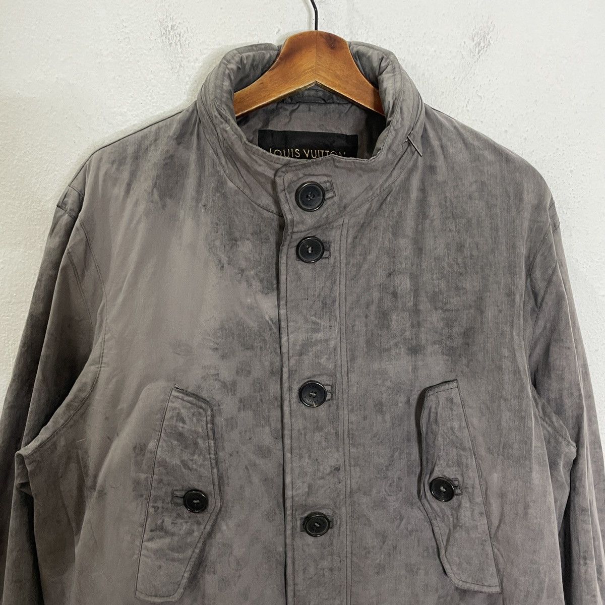 Louis Vuitton Vintage Louis Vuitton Distressed Jacket Size US L / EU 52-54 / 3 - 4 Thumbnail