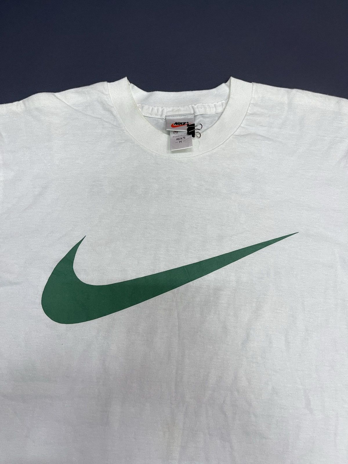 Nike × Vintage RARE 90s NIKE x KAMAKURA TENNIS SWOOSH TEES Size US L / EU 52-54 / 3 - 3 Thumbnail