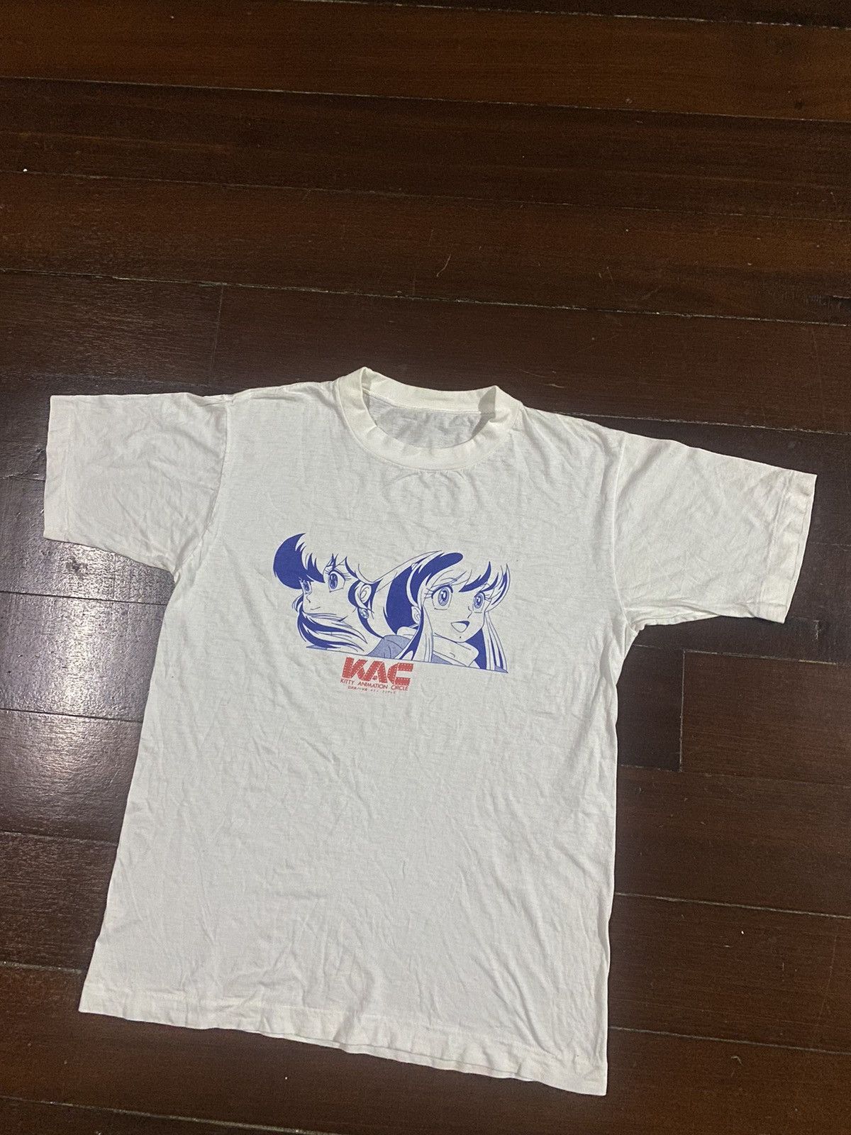 Anime × Vintage Vintage 90s urusei yatsura kitty animation circle Anime Tee Size US M / EU 48-50 / 2 - 5 Thumbnail