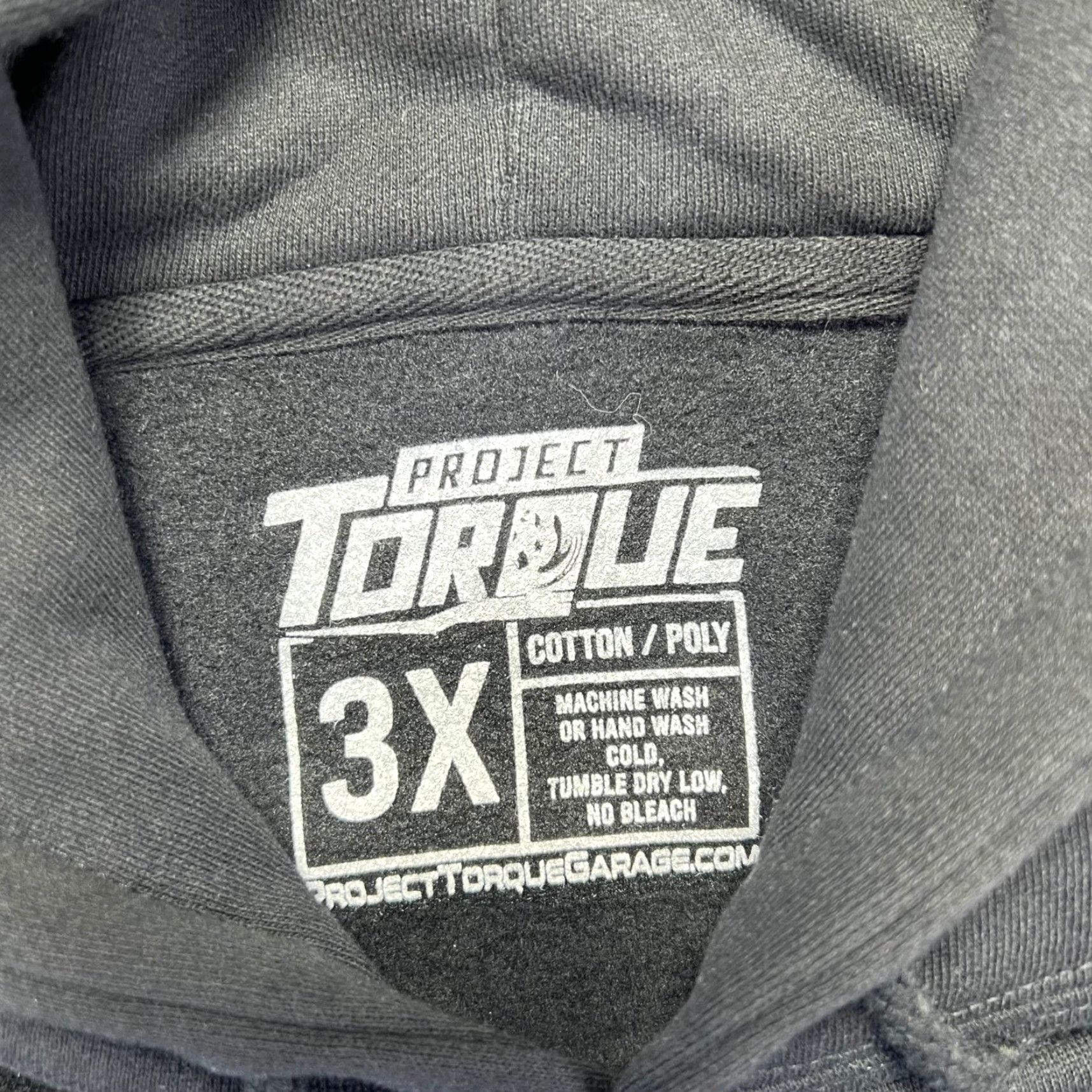 Vintage VINTAGE PROJECT Torque Garage Hoodie Mens 3X Black Graphic Print Hooded Pockets 3XL Men Chevrolet OBS Truck Neon Logo Graphic Sweatshirt Size US XXL / EU 58 / 5 - 5 Thumbnail