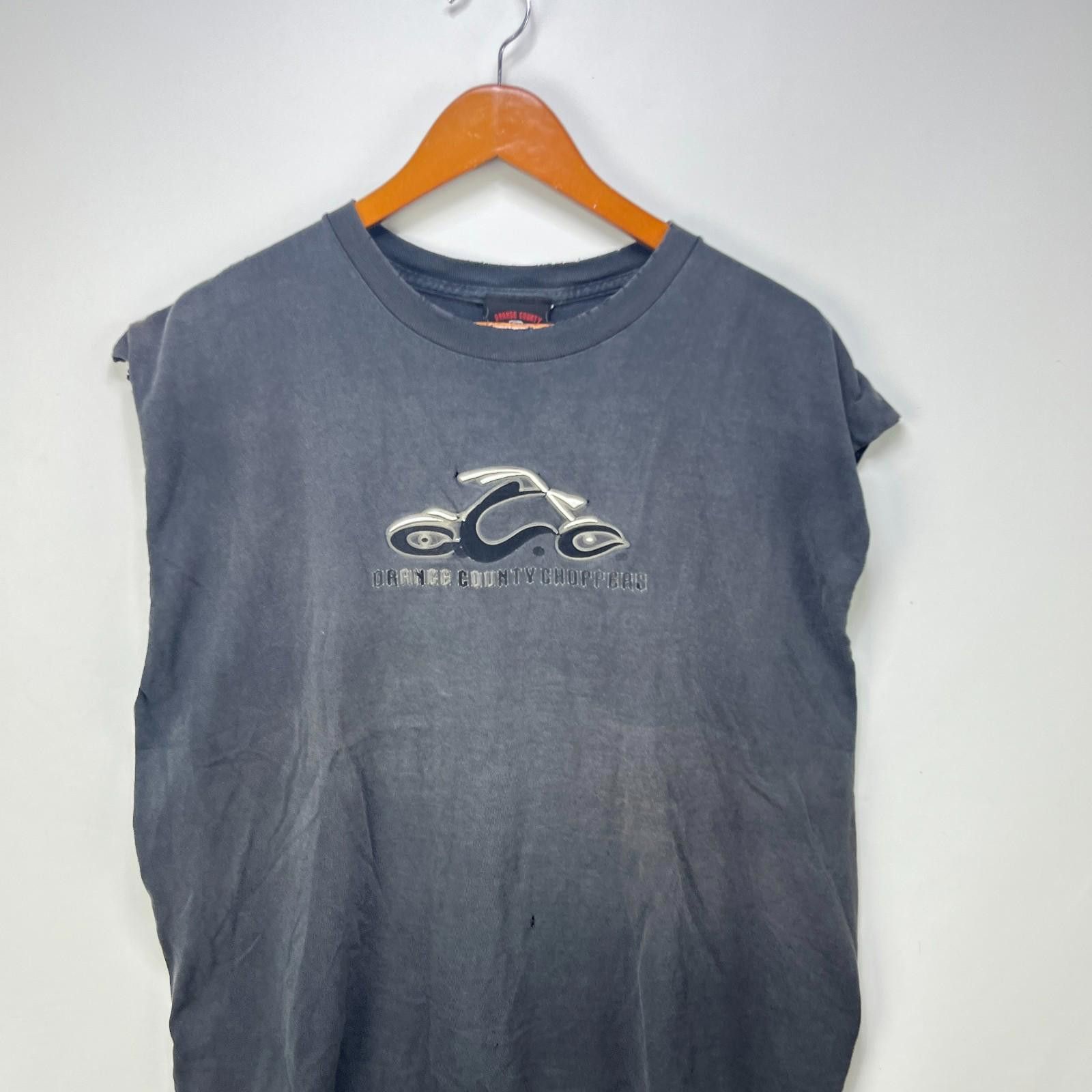 Vintage Vintage Orange County City Choppers Faded Shirt Size US XL / EU 56 / 4 - 2 Thumbnail
