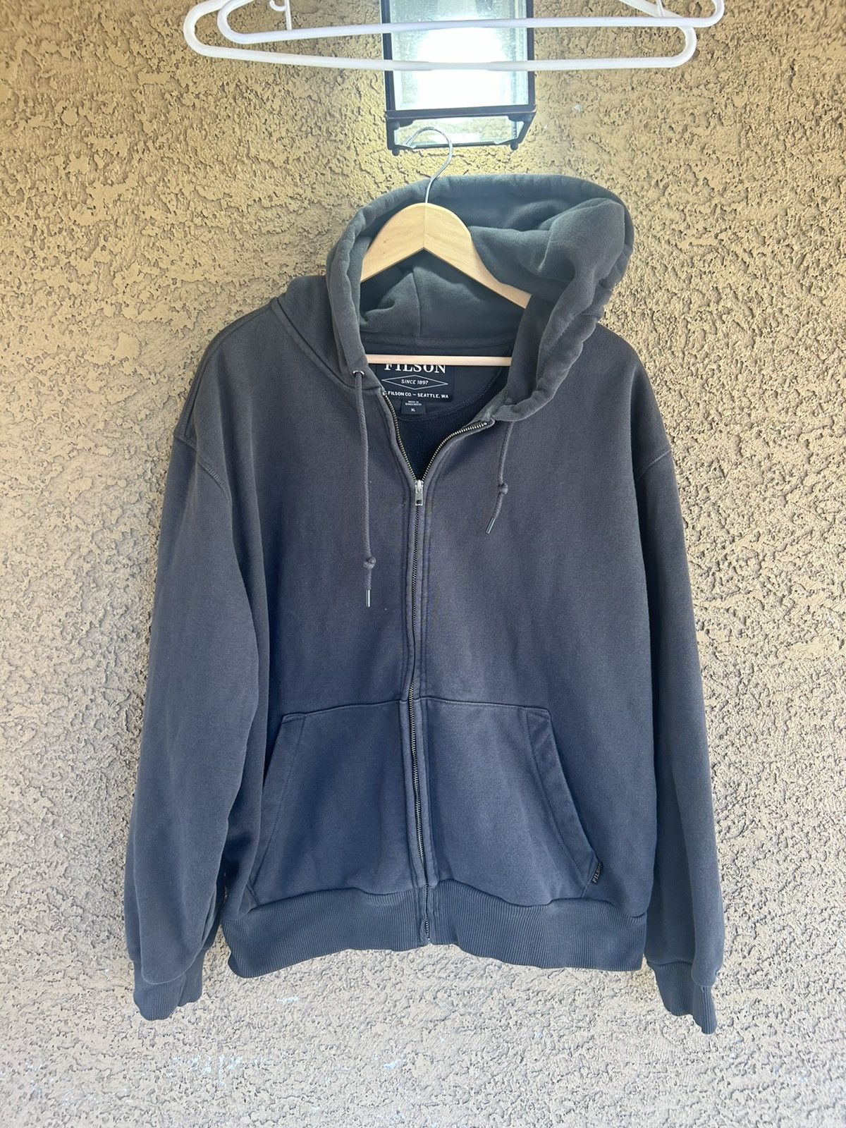 Filson × Vintage Vintage Filson Zip Up Work Hoodie Size US XL / EU 56 / 4 - 4 Thumbnail
