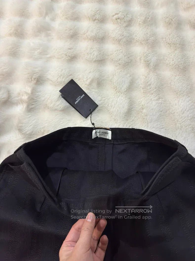 Saint Laurent Paris Saint Laurent Paris Dark Pattern Embroidered Men's Casual Size US 32 / EU 48 - 4 Thumbnail