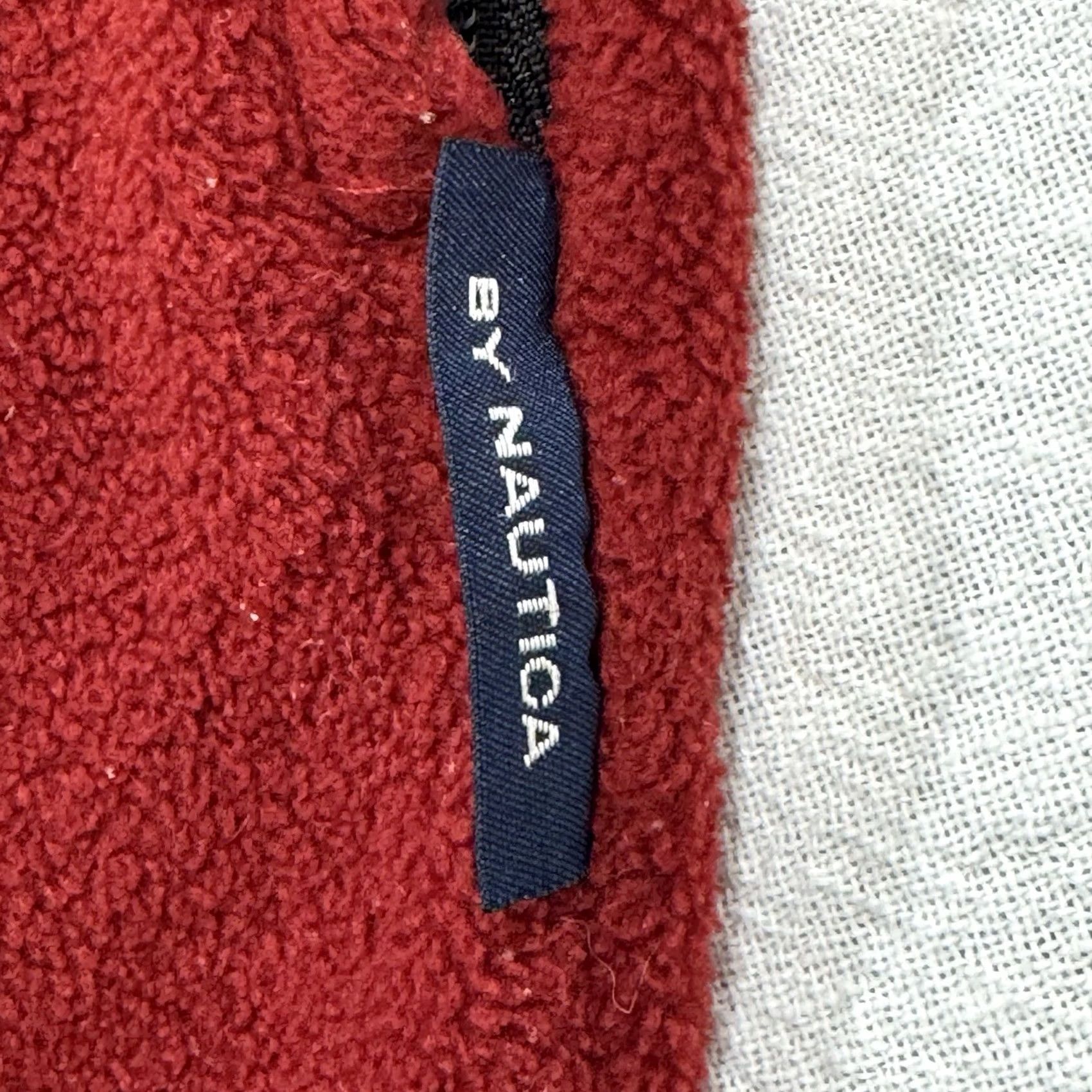 Nautica VINTAGE Nautica Competition Red Fleece Pullover Sweatshirt XS XL 90s 1/4 Zip Embroidered Logo Men's Pullover Yellow Size US XL / EU 56 / 4 - 6 Thumbnail