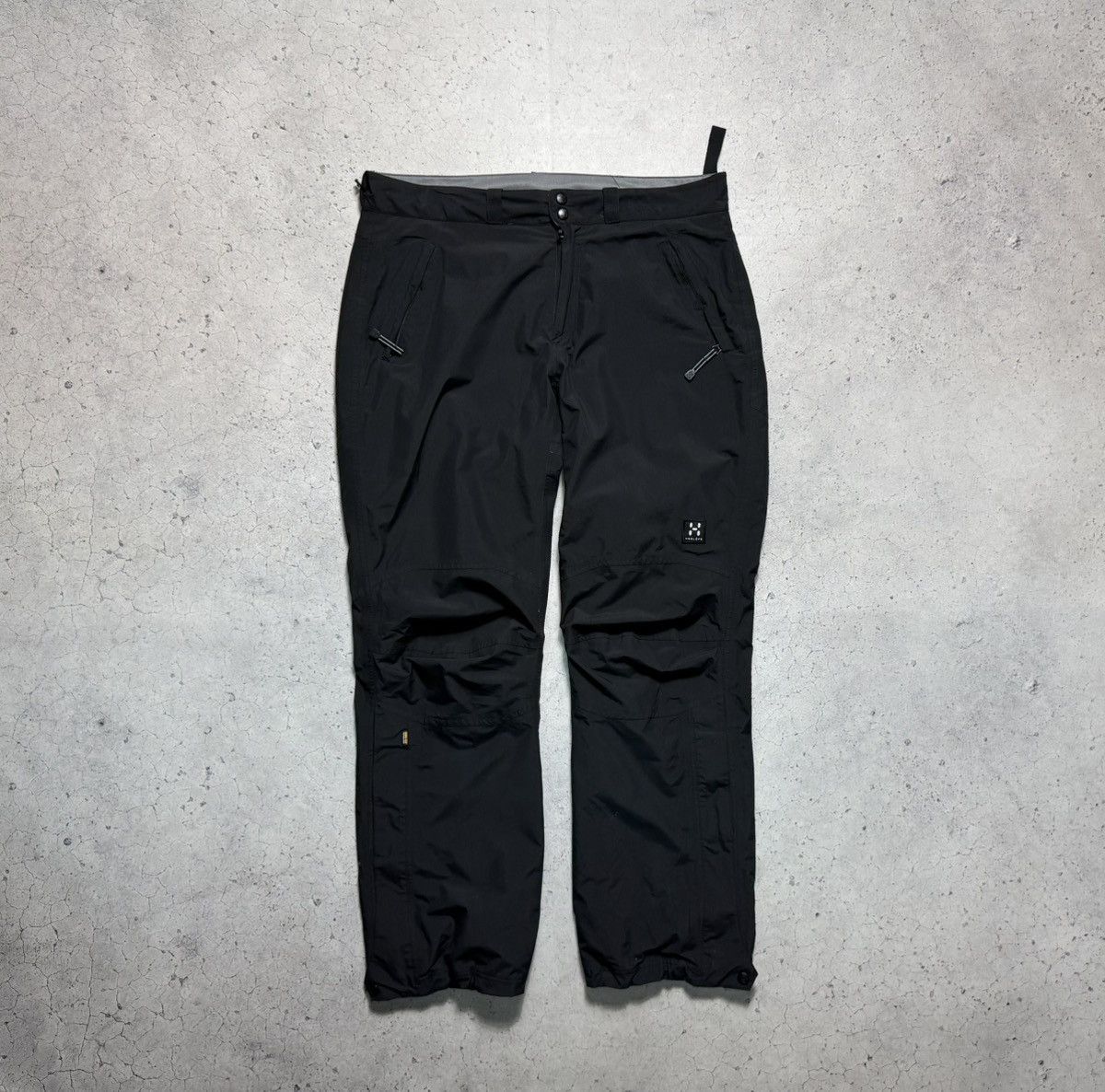 Haglofs Gore-Tex Nylon Ski Pants Outdoor Size XL Black