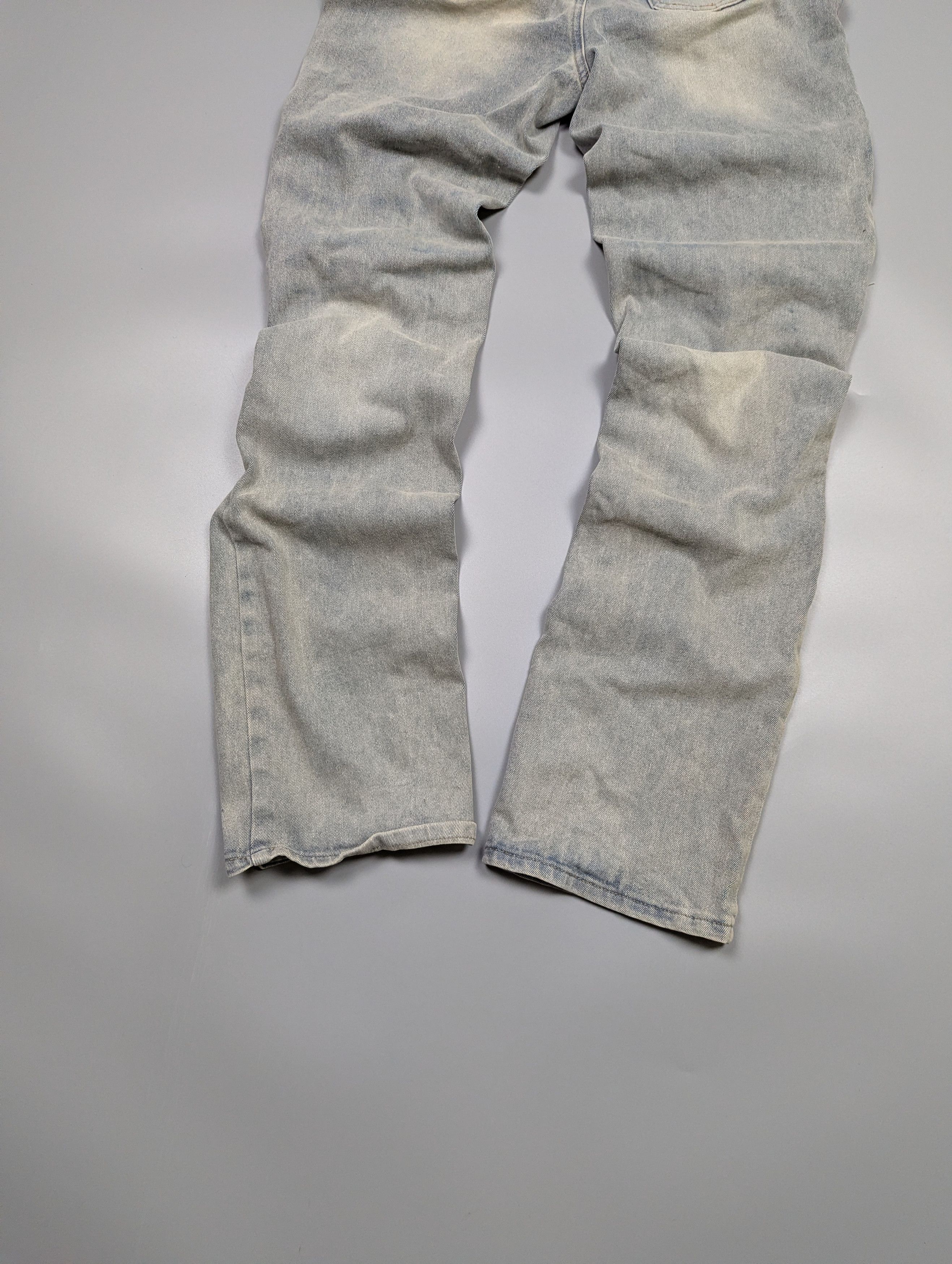 Japanese Brand SUMWON Vintage Y2K Distressed Gray Ripped Avant-Garde Jeans Size 28" / US 6 / IT 42 - 11 Thumbnail